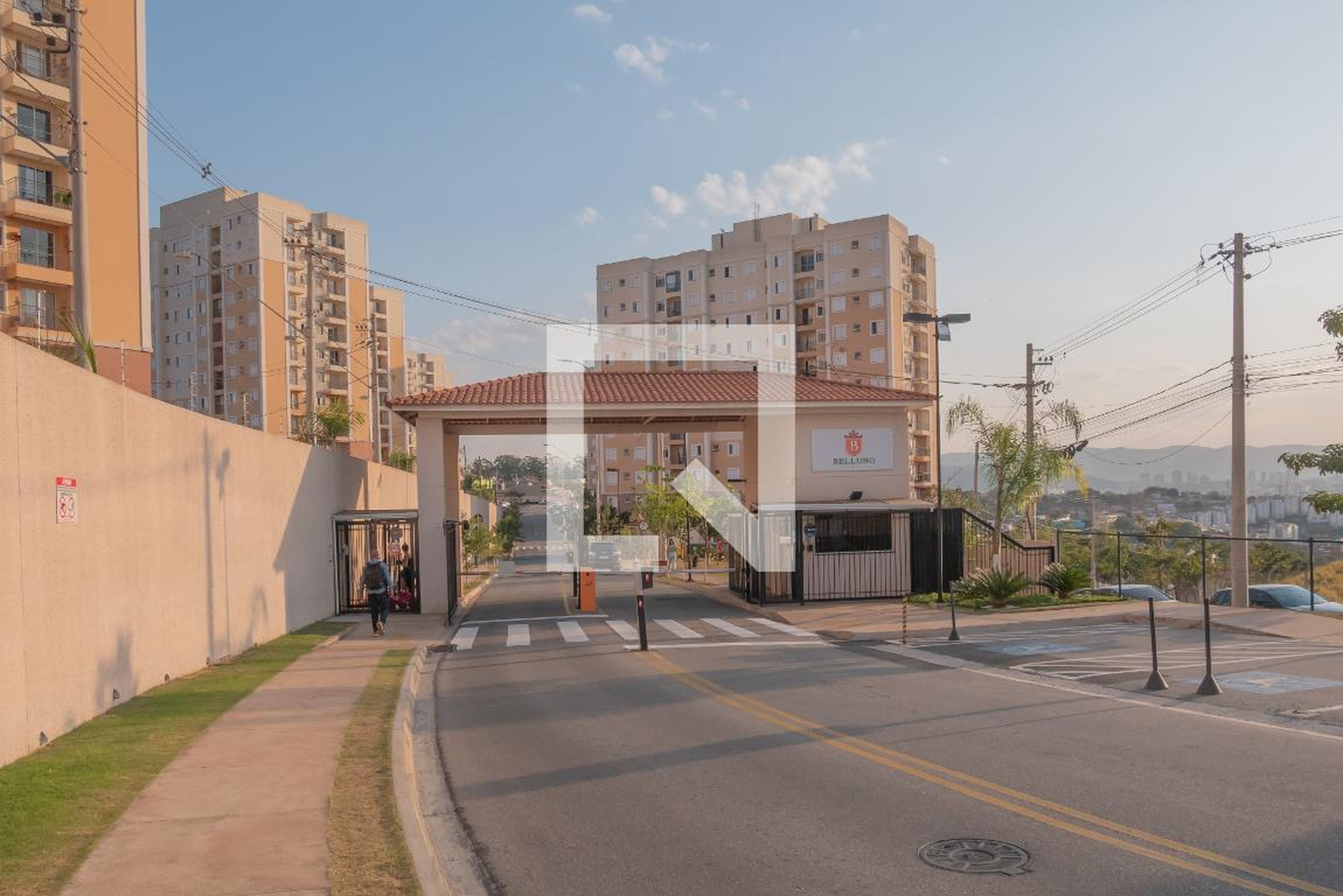 Fachada do Condomínio Residencial Belluno