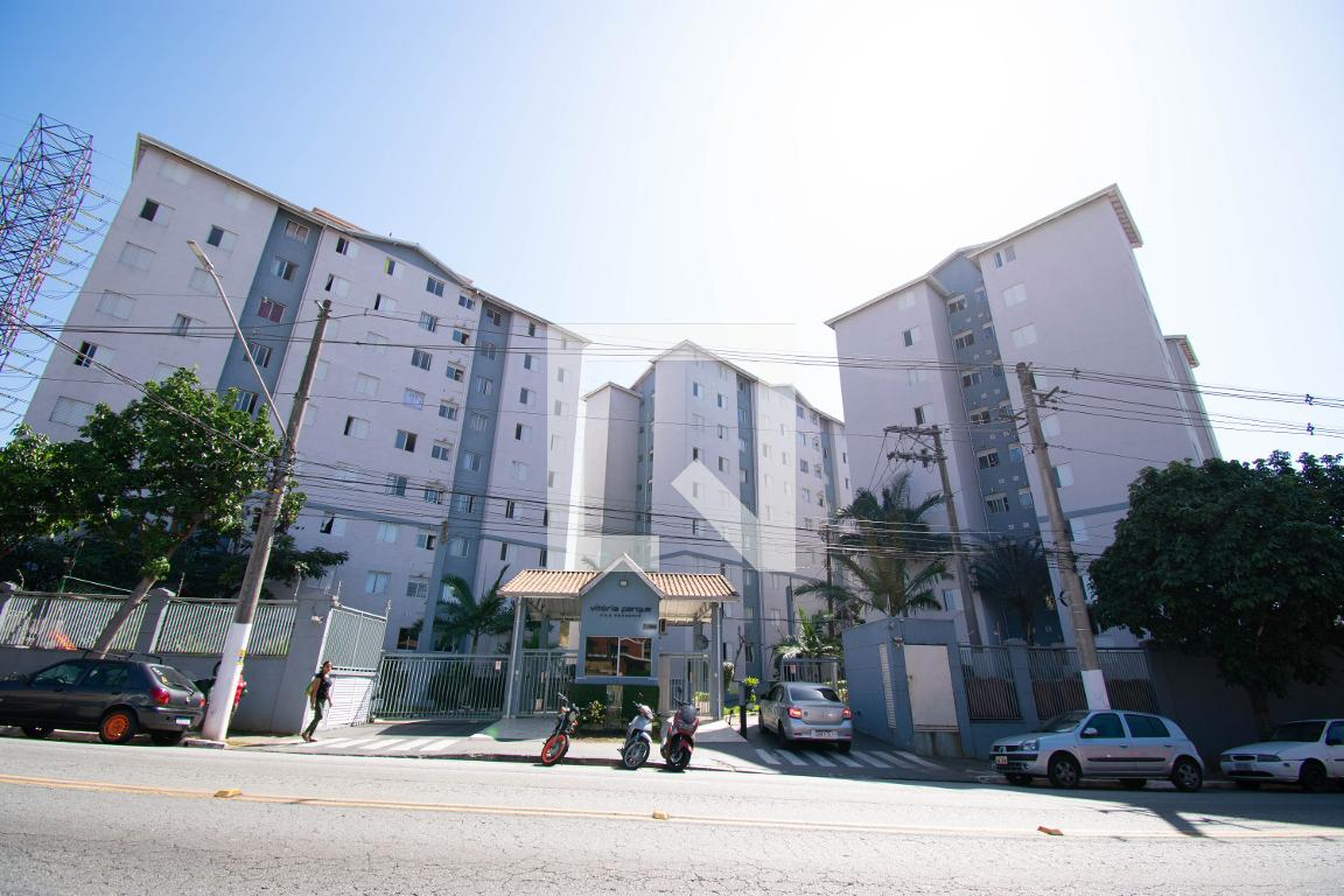 Fachada do Condomínio Residencial Vitória Parque