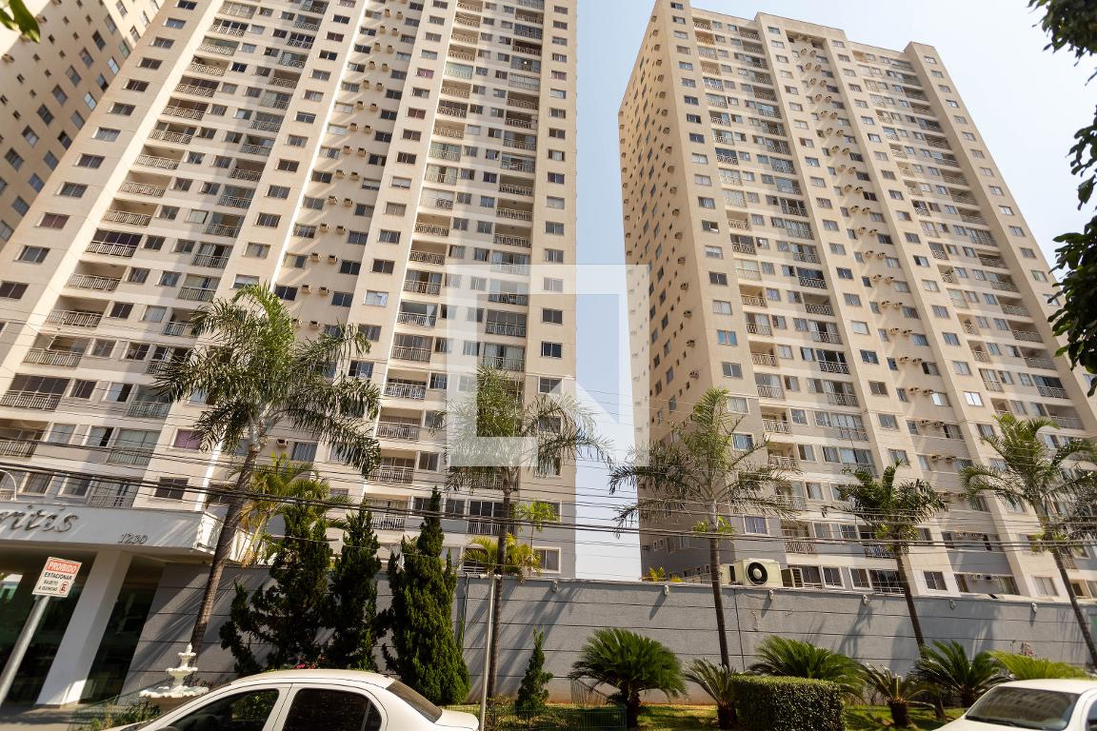 Fachada do Condomínio Residencial Livre Buritis