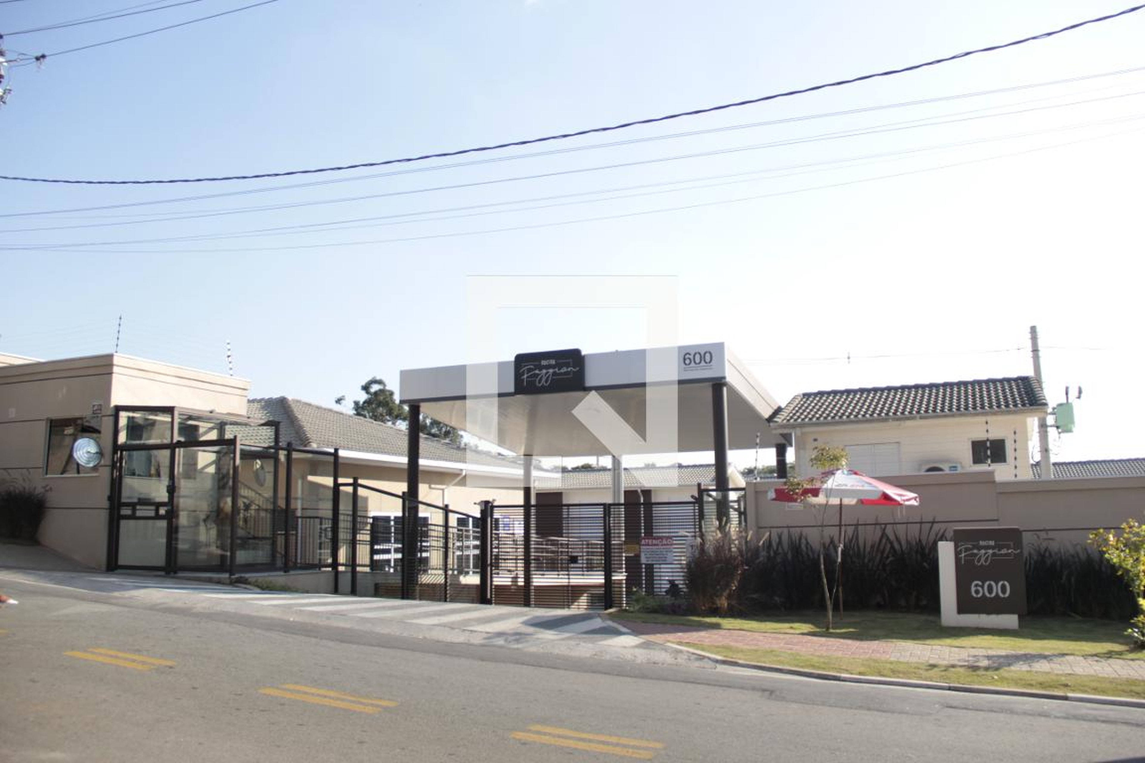 Fachada do Condomínio Residencial Faggion