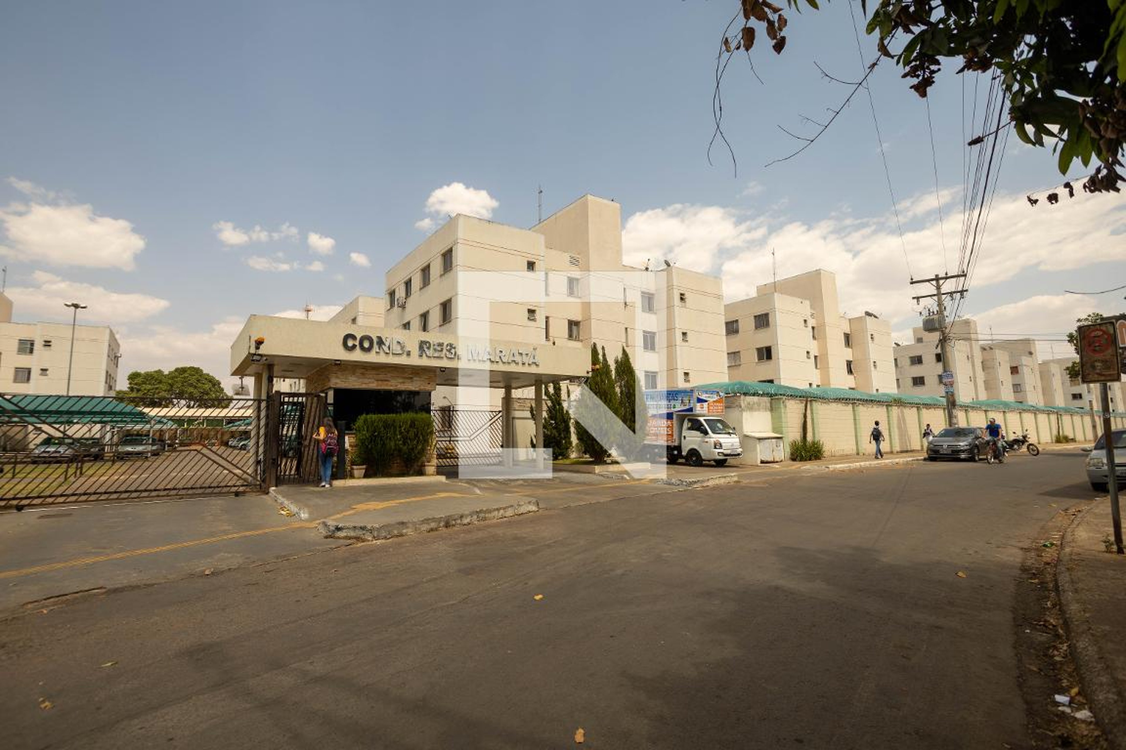 Fachada do Condomínio Residencial Maratá