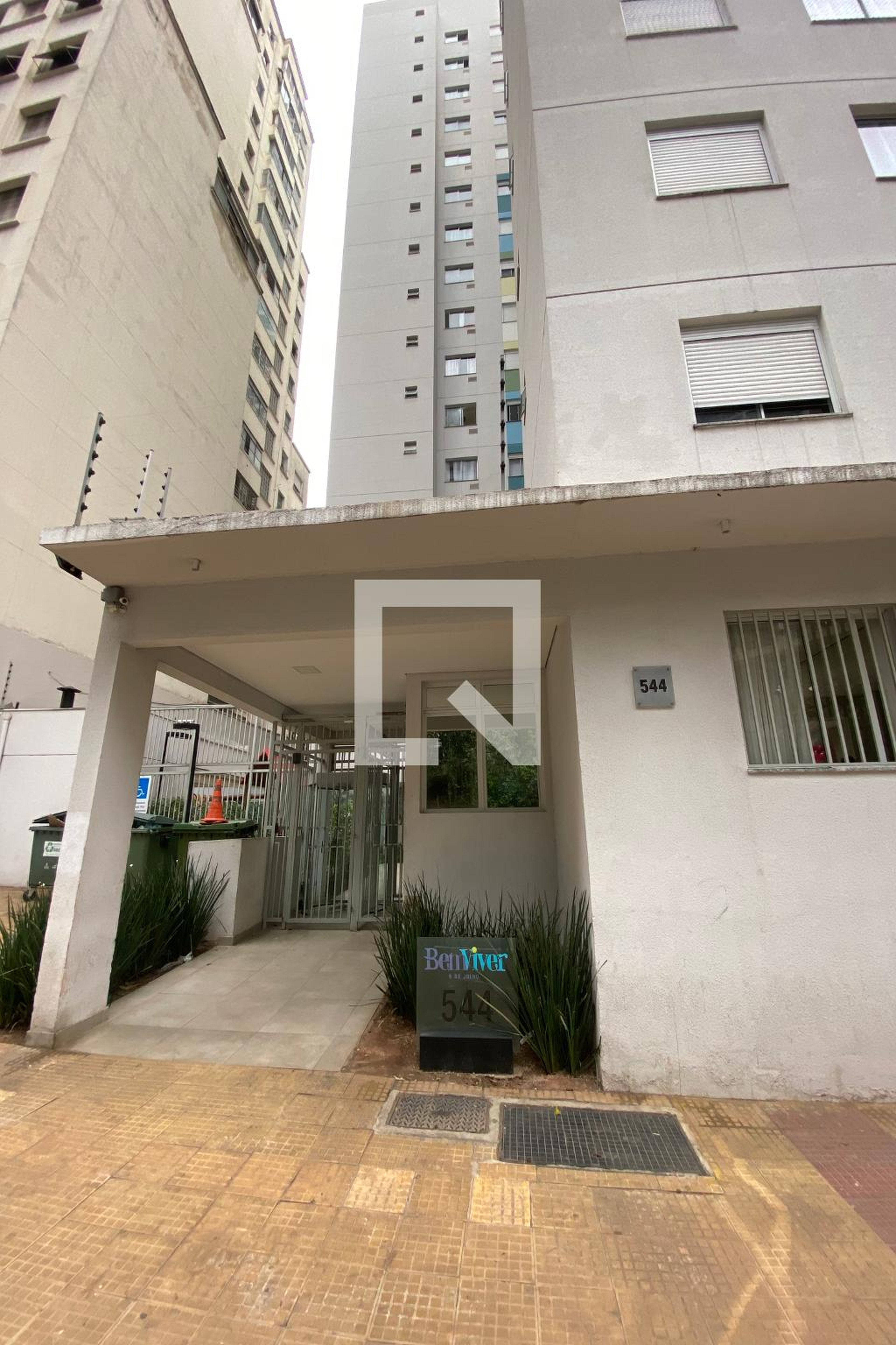 Fachada do Condomínio Condomínio Bem Viver 9 de Julho