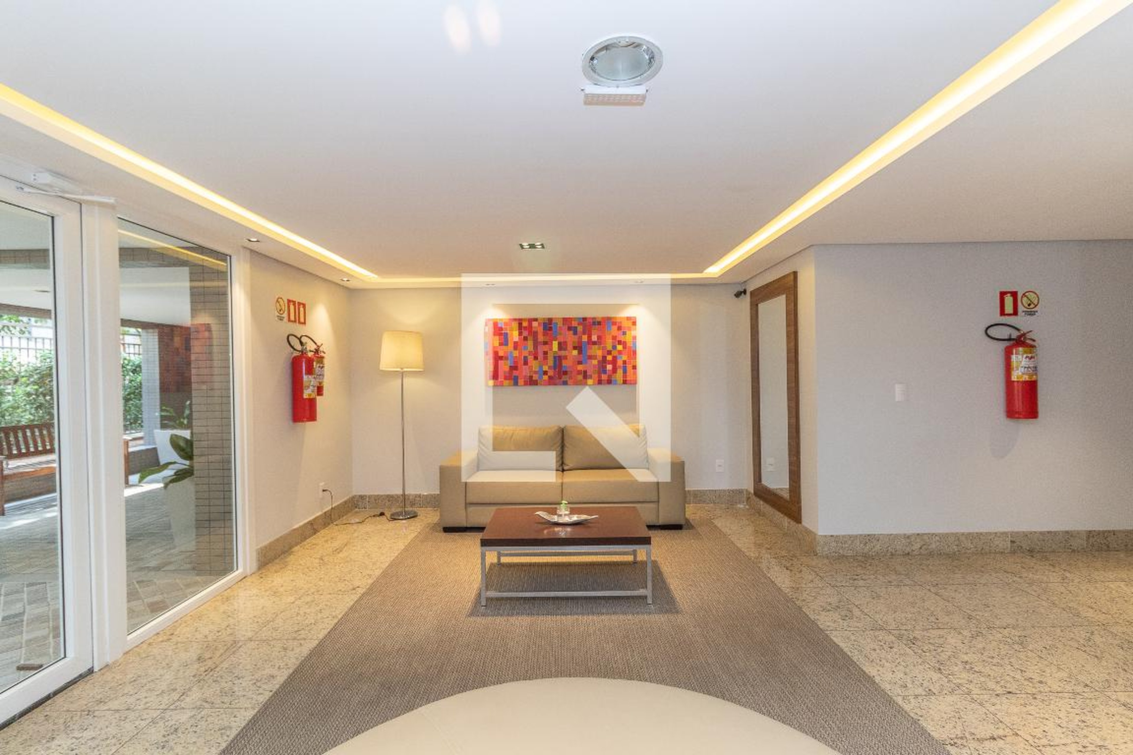 Hall social - Edifício Tendence Bela Vista