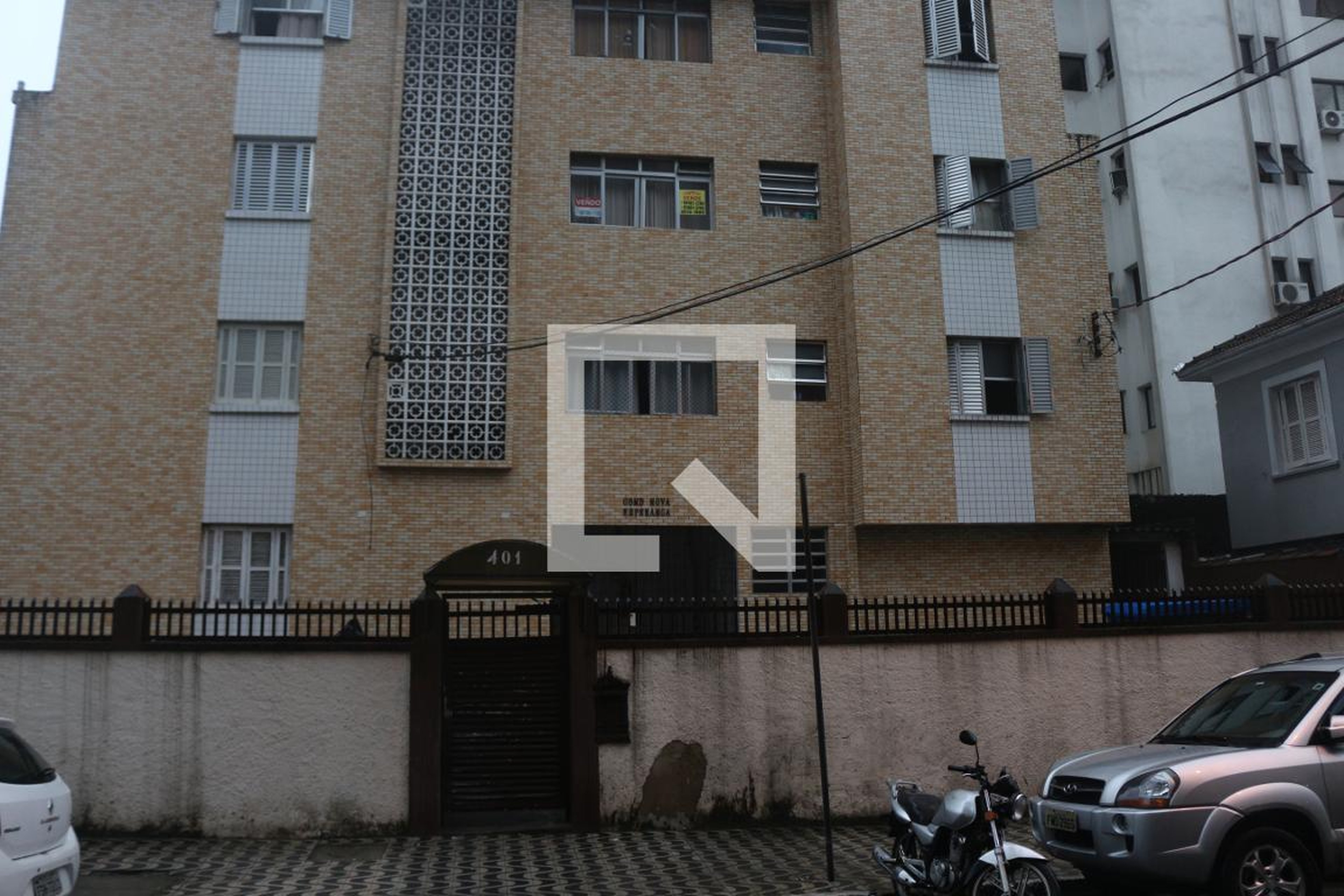 Fachada Condomínio em Rua Tibiriçá, 410