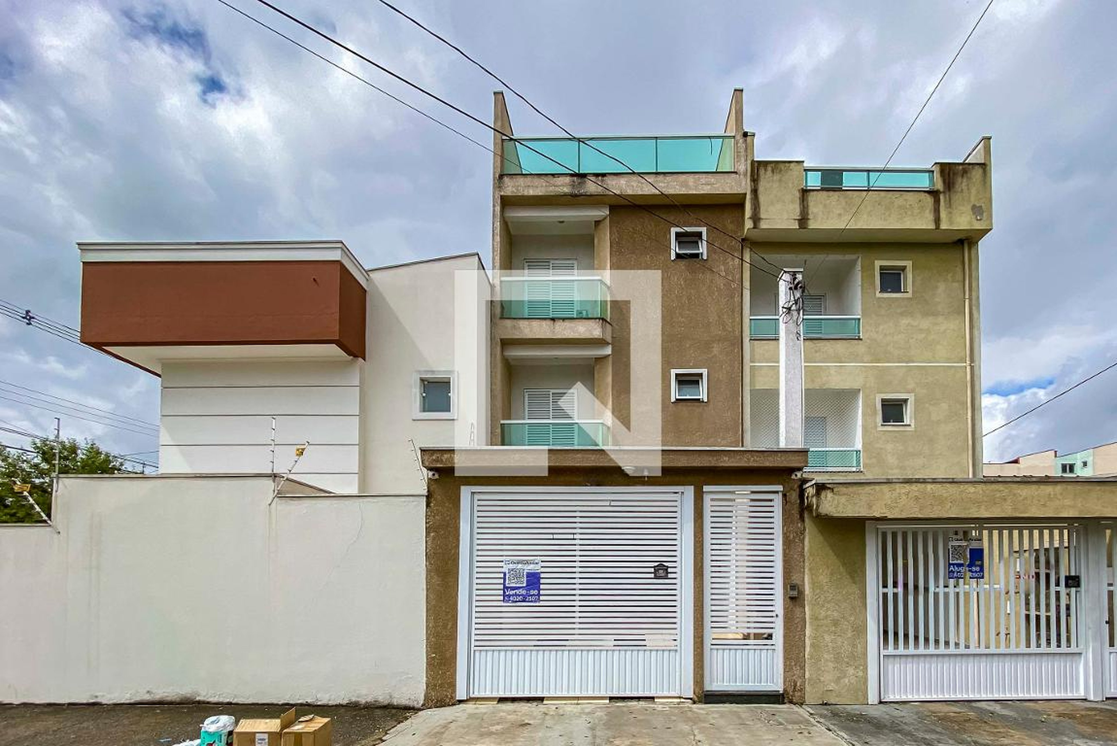 Fachada Condomínio Bloco Gama