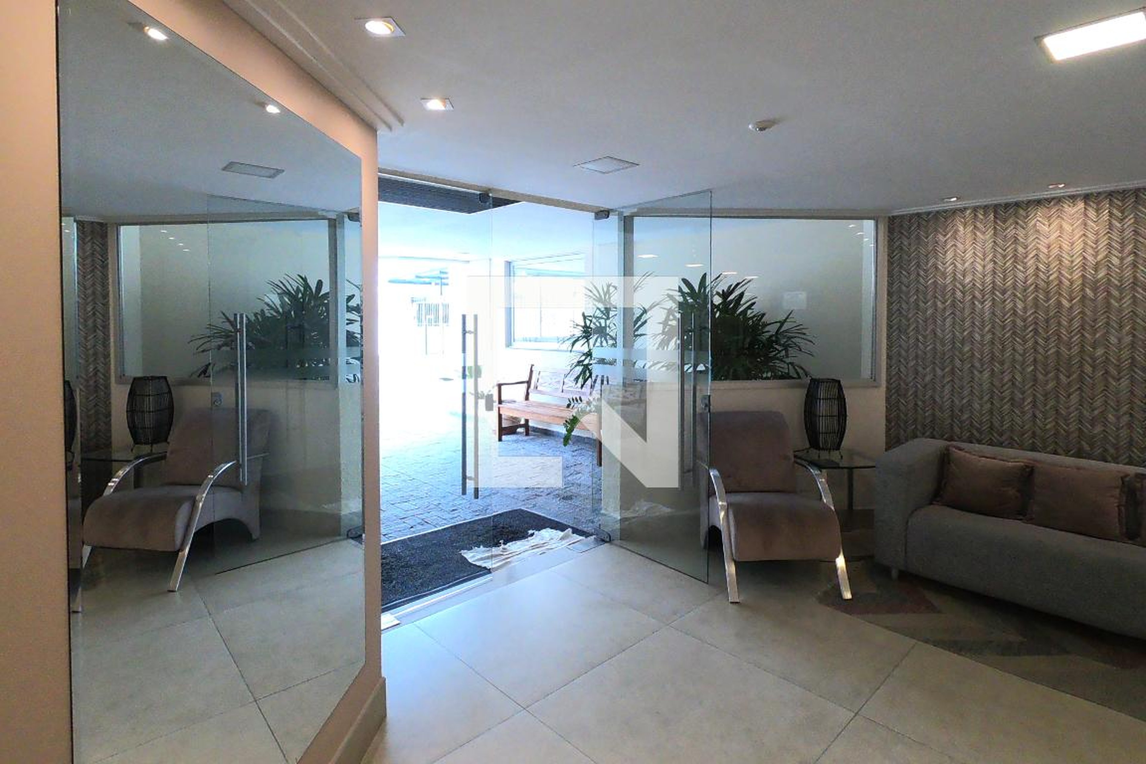 Hall social Residencial Parque Maia