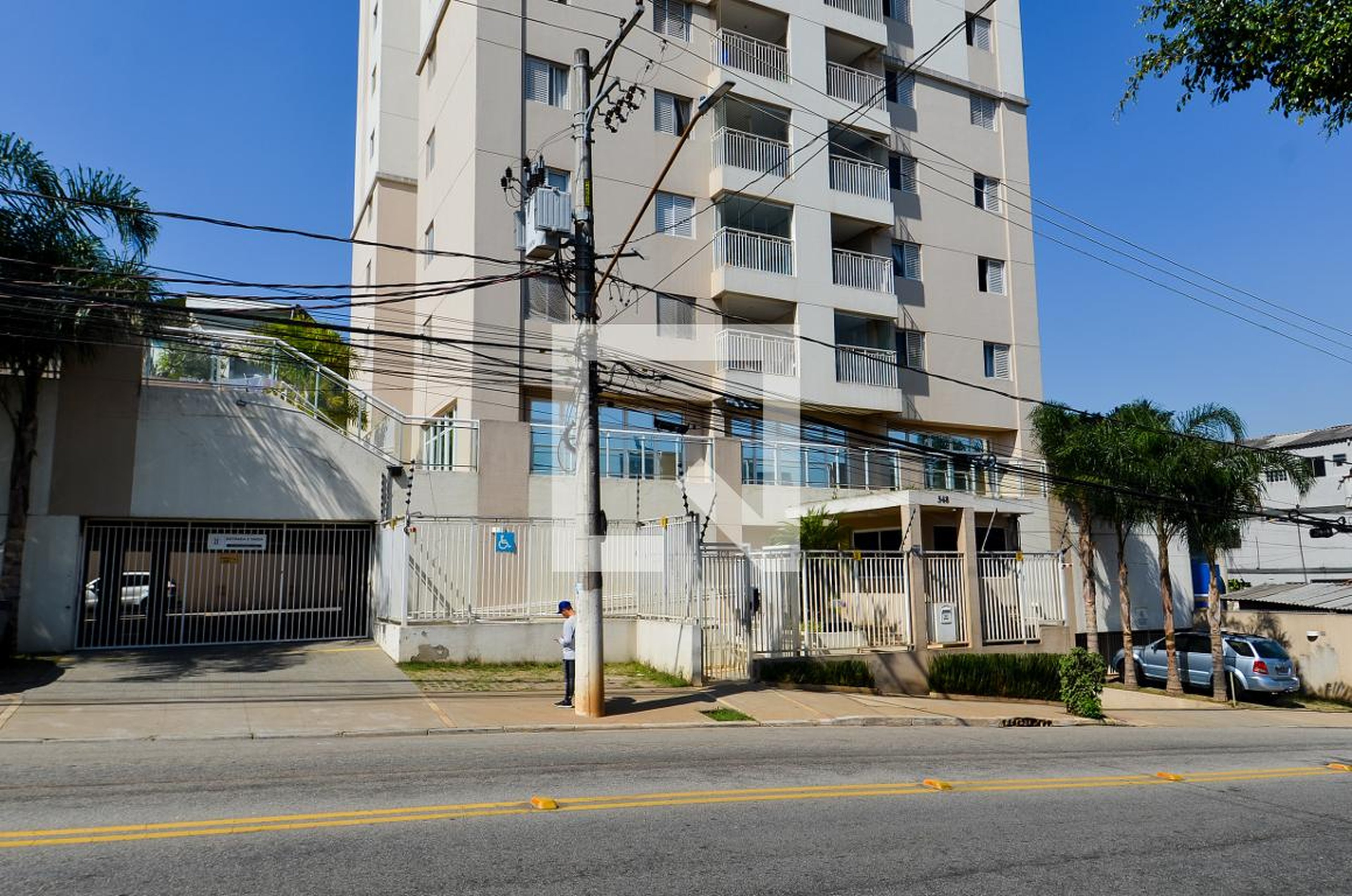Fachada do Condomínio Residencial Flowers