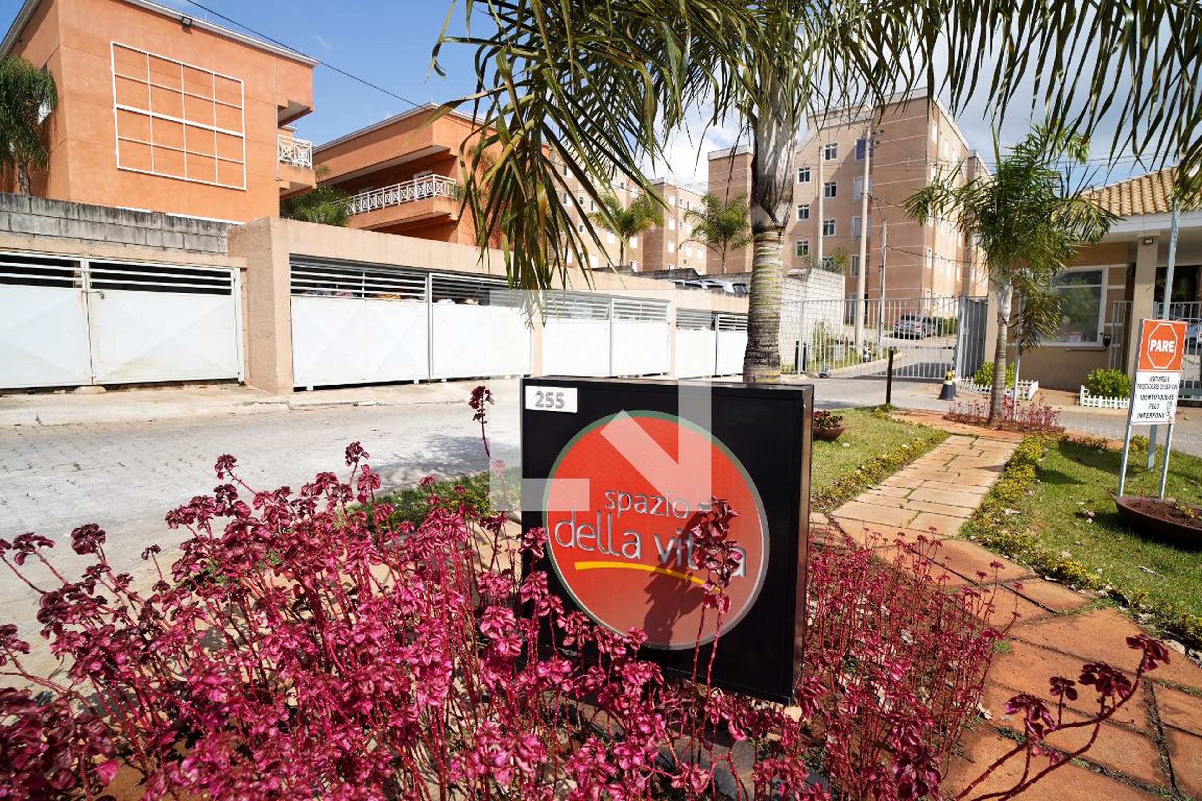 Fachada do Condomínio Residencial Spazio Della Vita