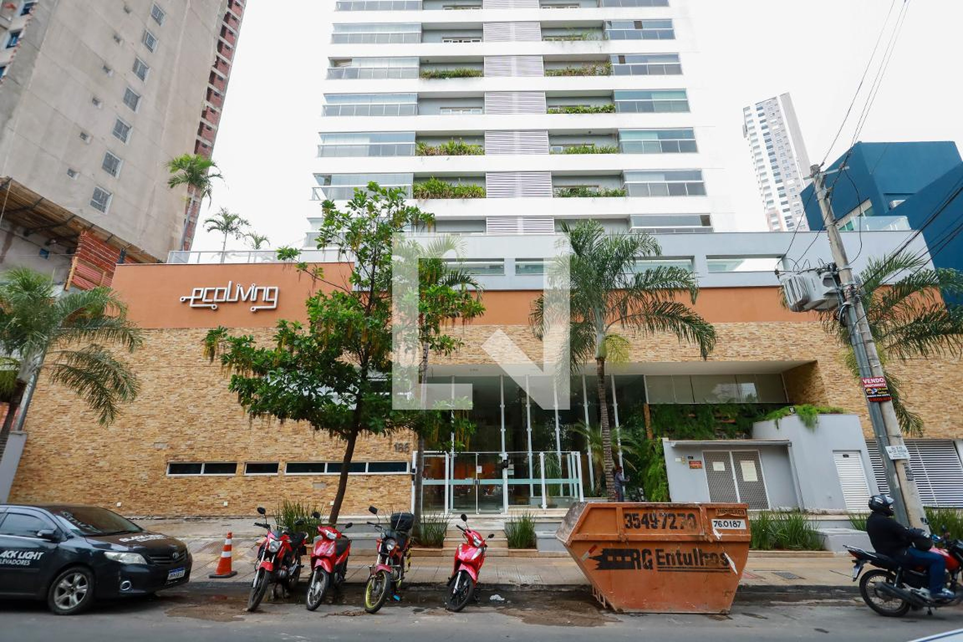 Fachada do Condomínio Condomínio Ecoliving