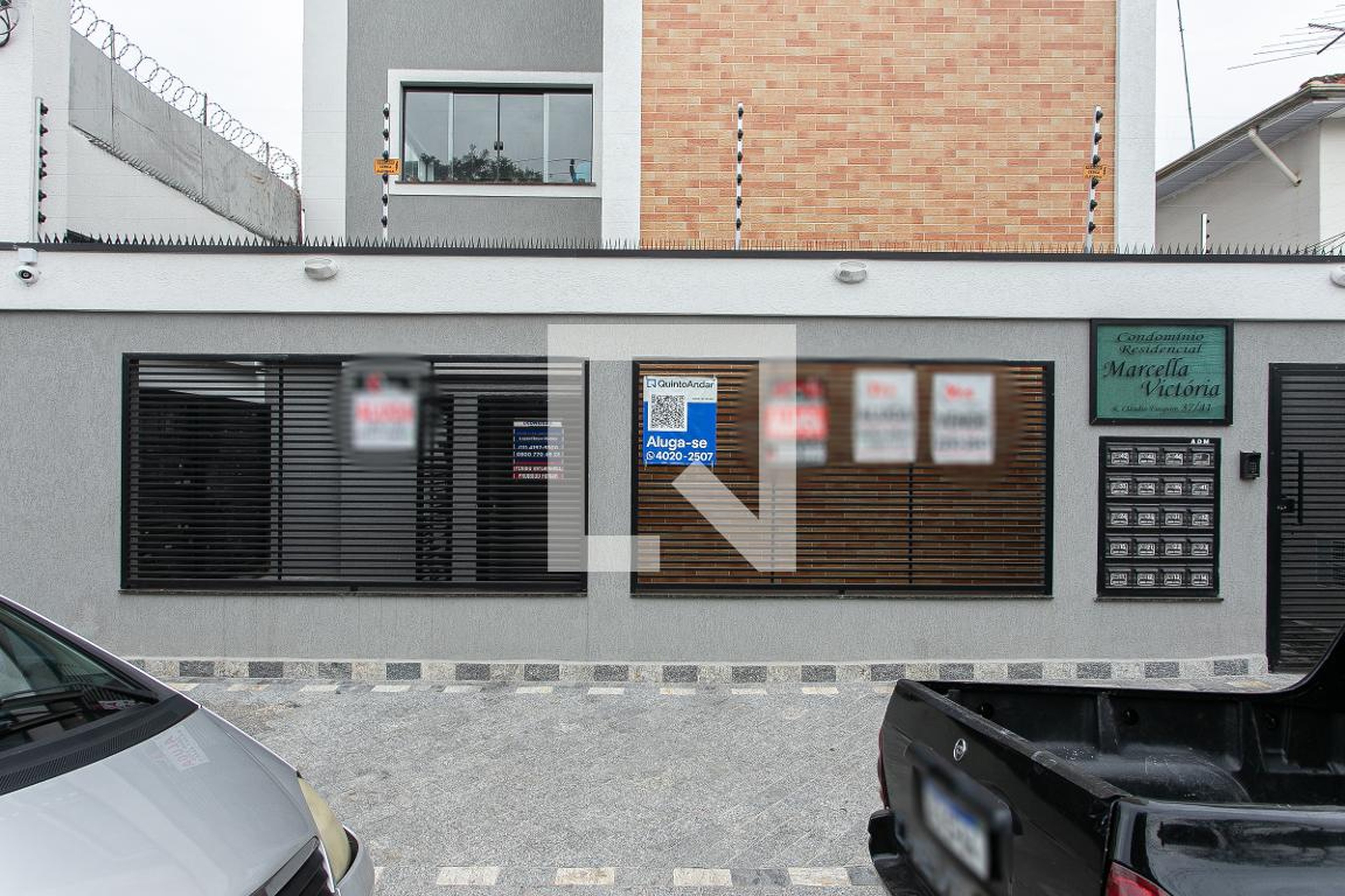 Fachada do Condomínio Residencial Marcella Victoria