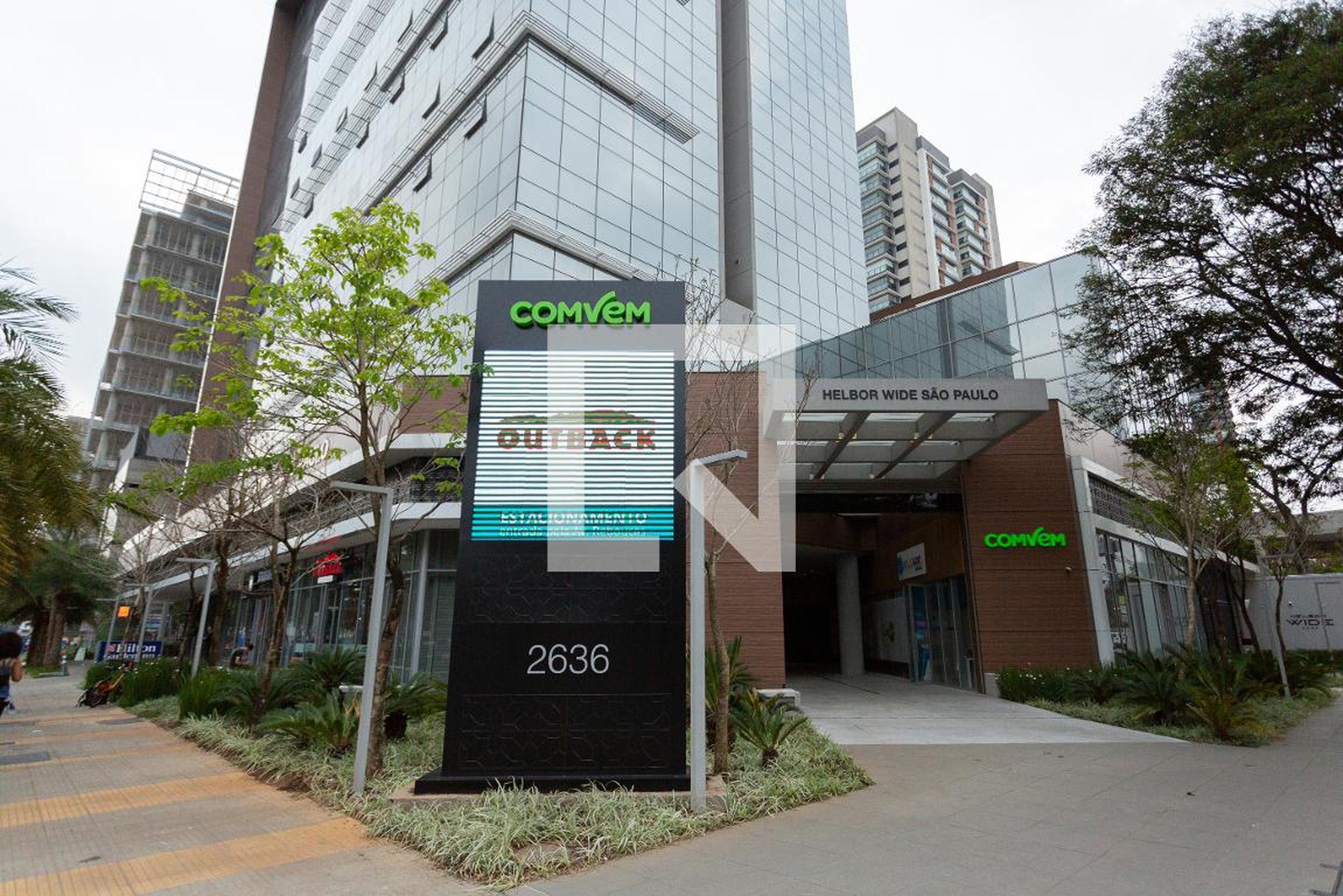 Fachada do Condomínio Condomínio Helbor Wide SP