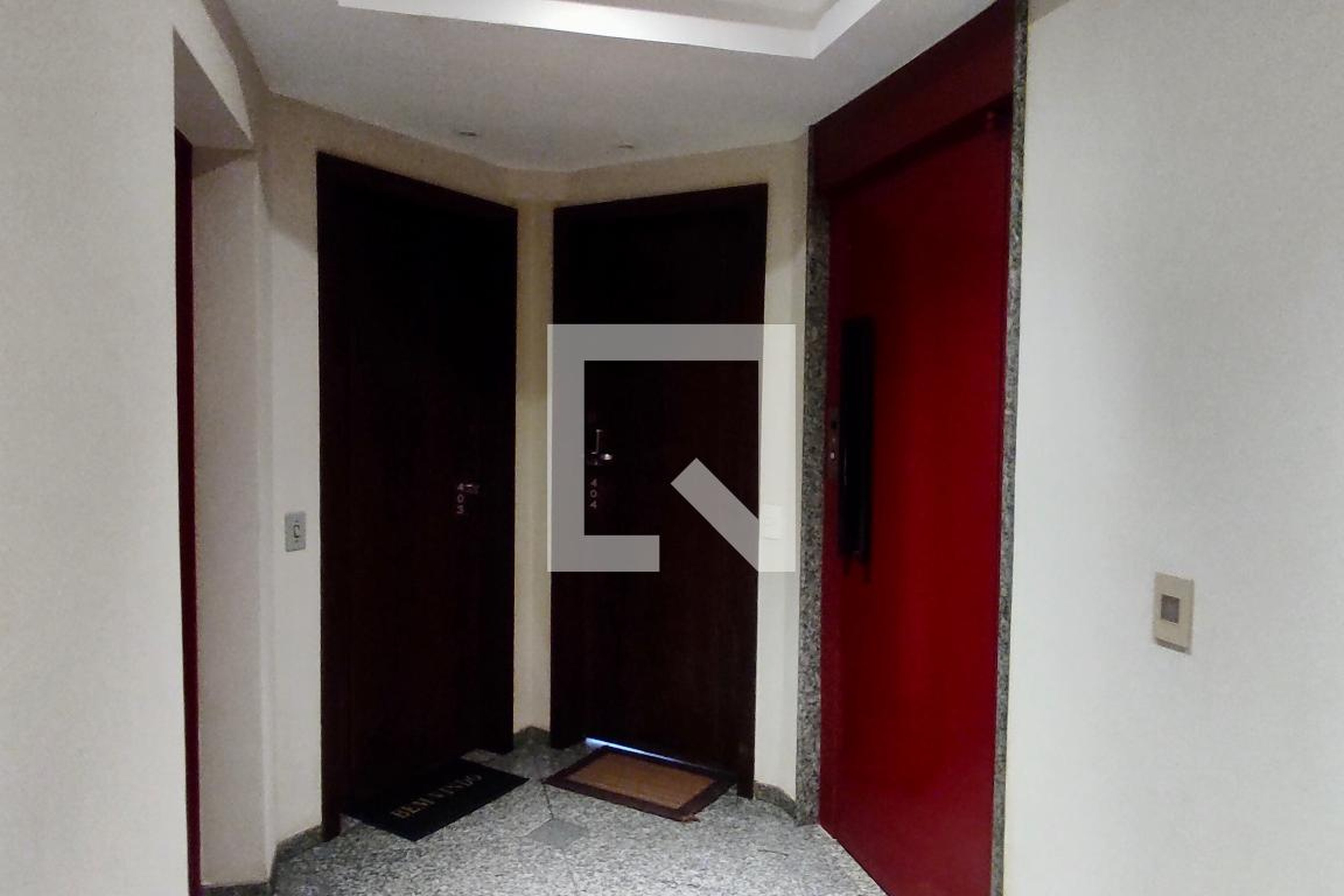 Hall de entrada - Loft Leblon