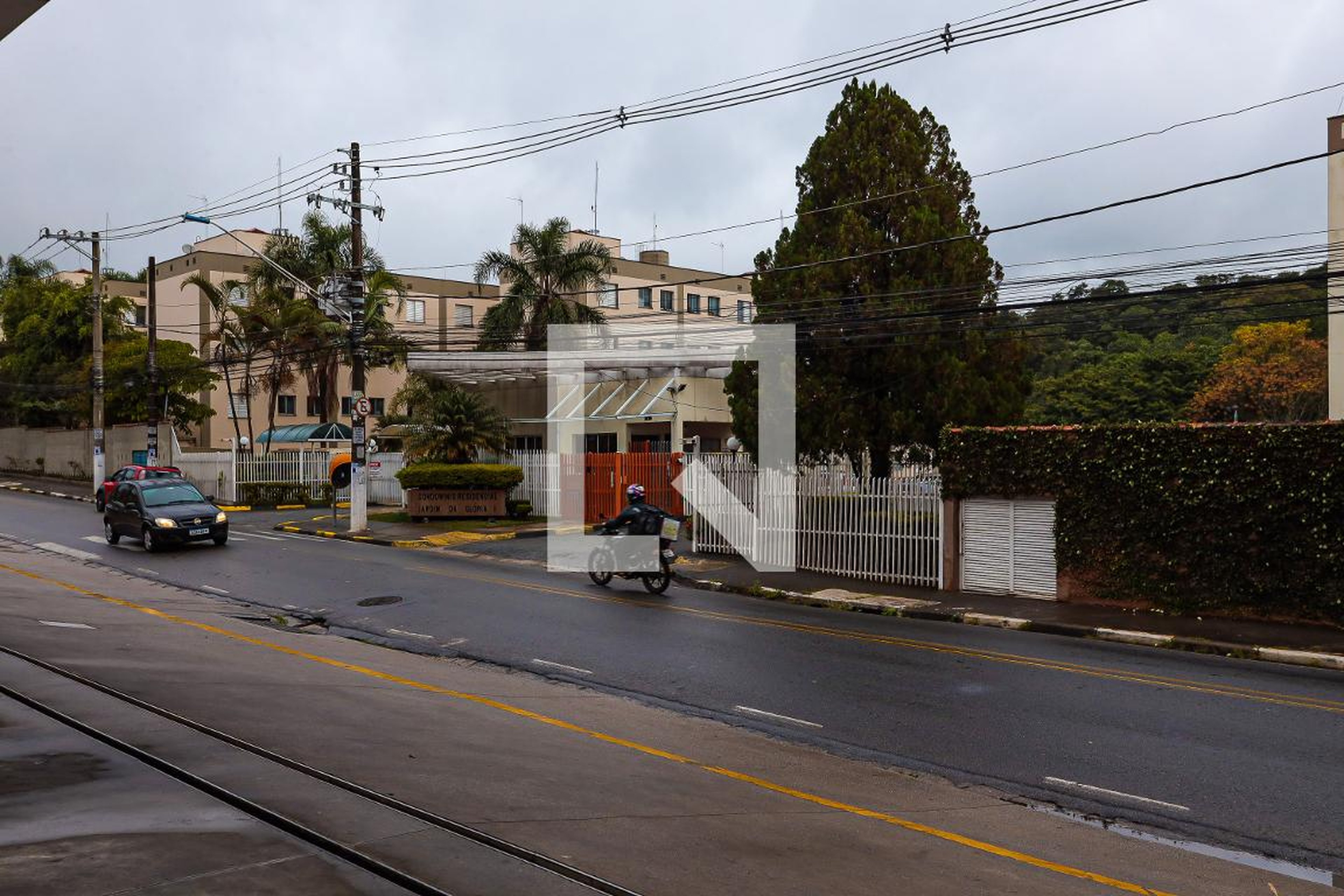 Fachada do condomínio Residencial Jardim da Gloria  Fase I