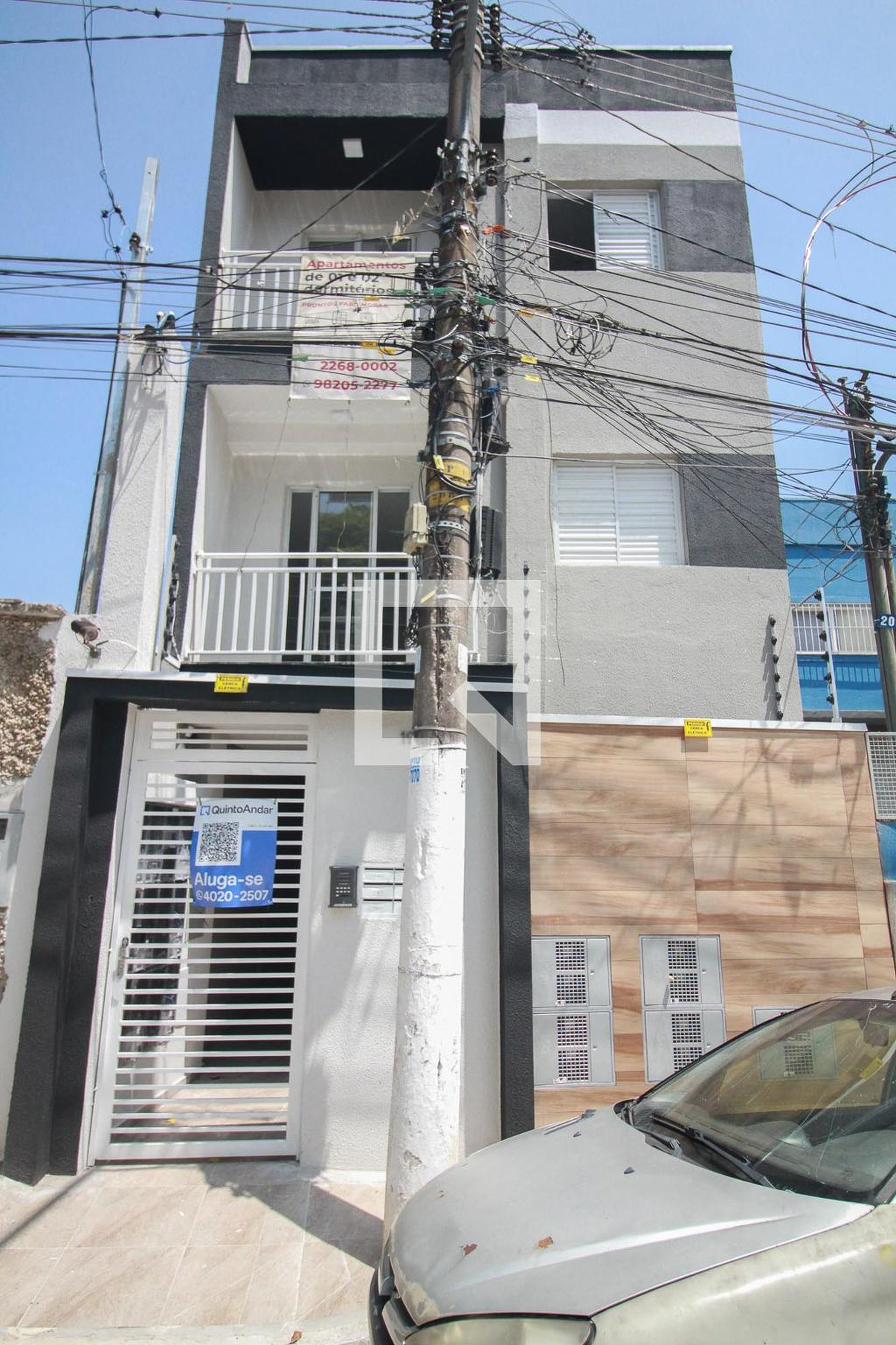 Fachada Condomínio em Rua Ararima, 195