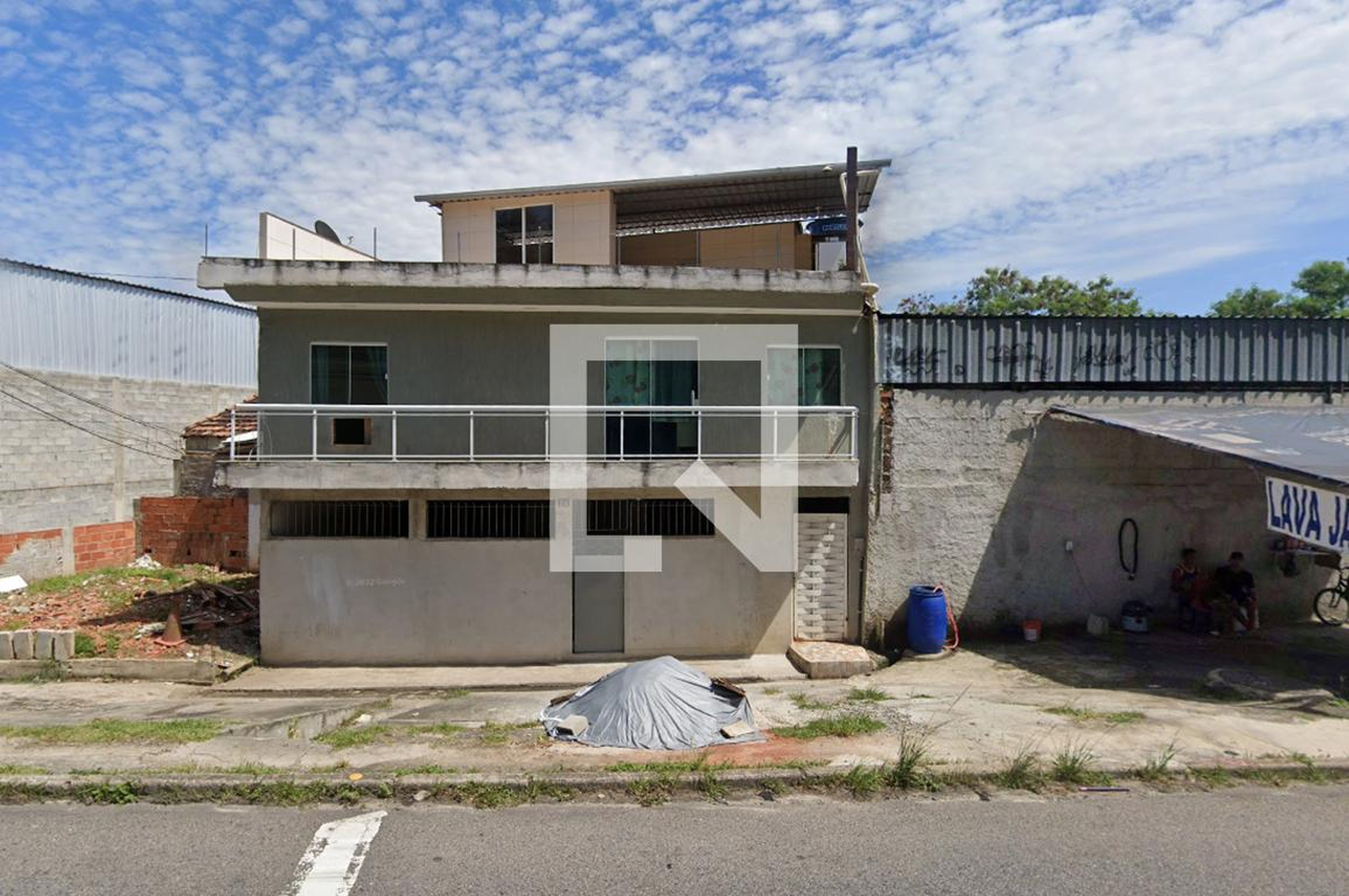 fachada Condomínio em Rua André Rocha, 214
