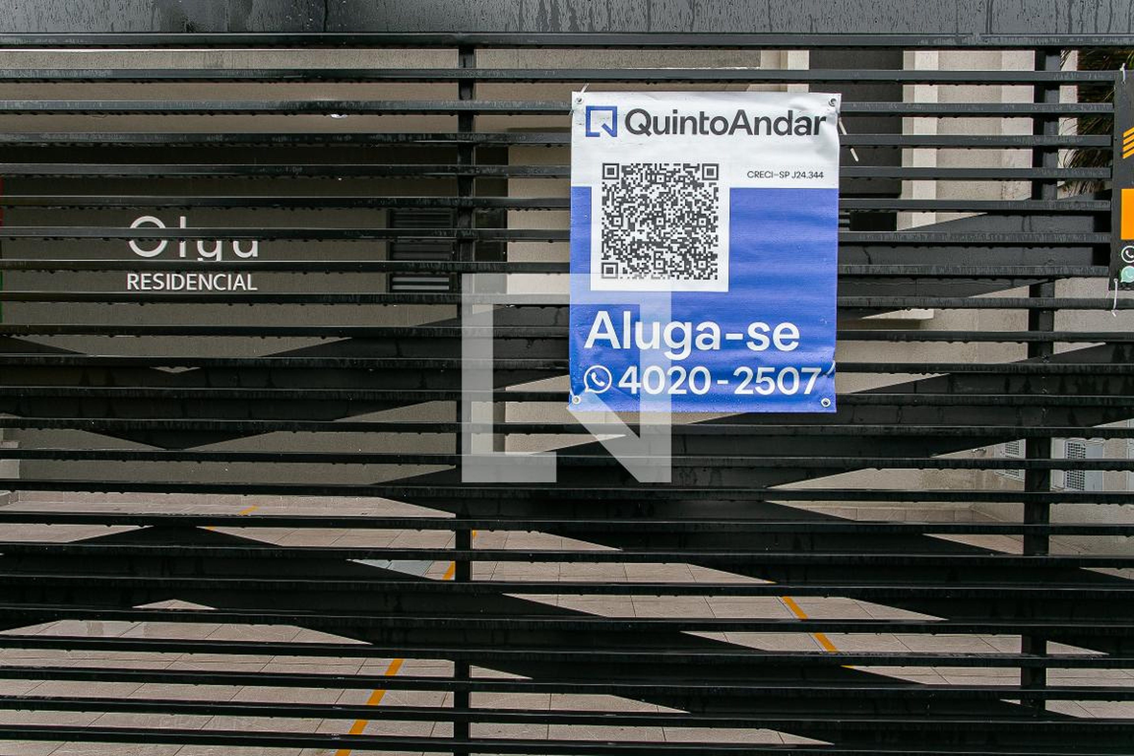 Fachada do Condomínio Residencial Olga