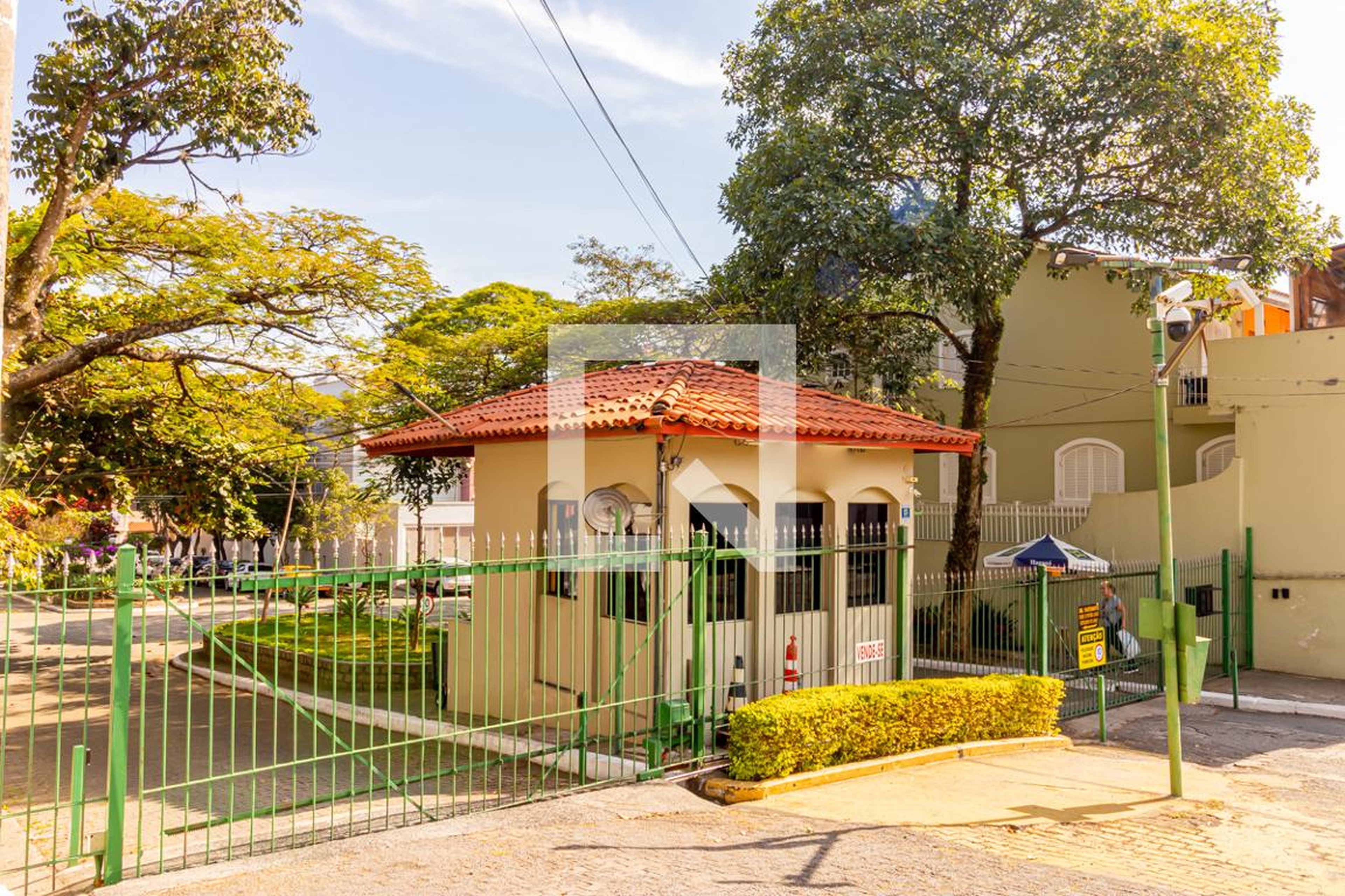 Fachada do Condomínio Condomínio Conjunto Residencial Parque das Mercês