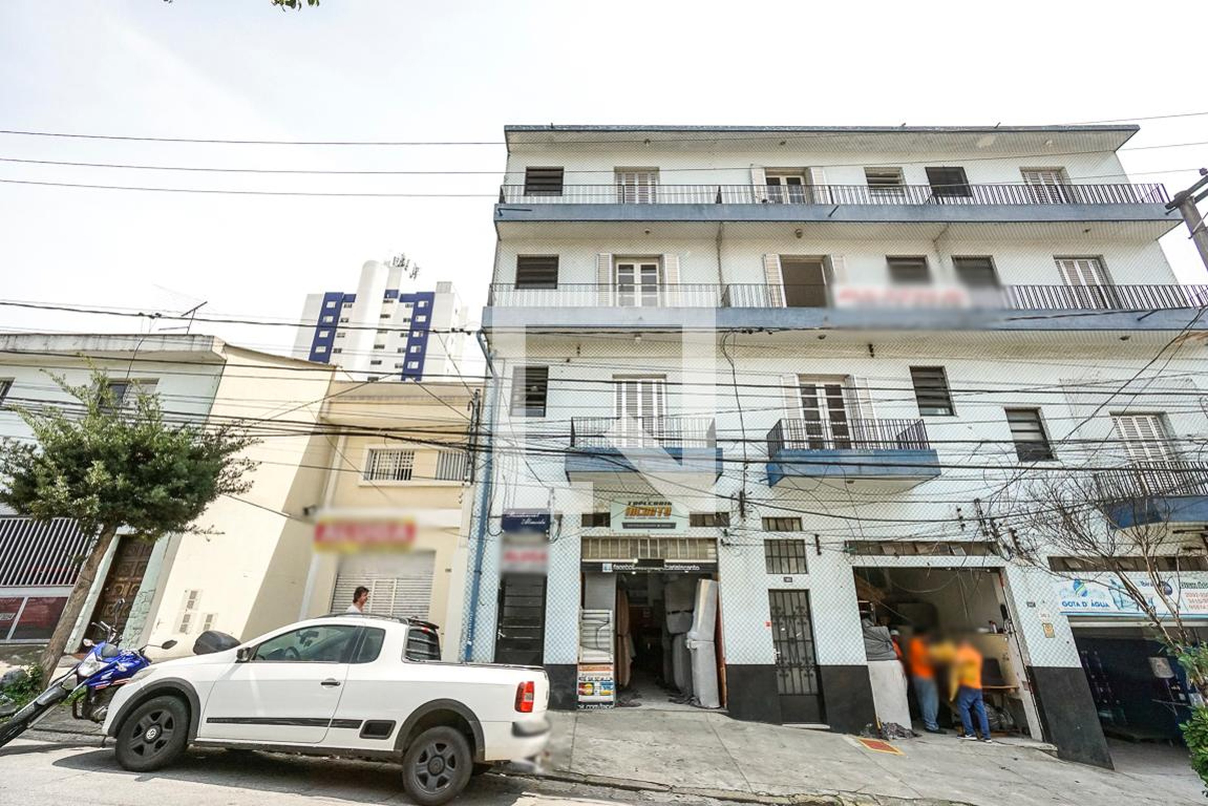 Fachada Condomínio em Rua Euclides Pacheco, 1401