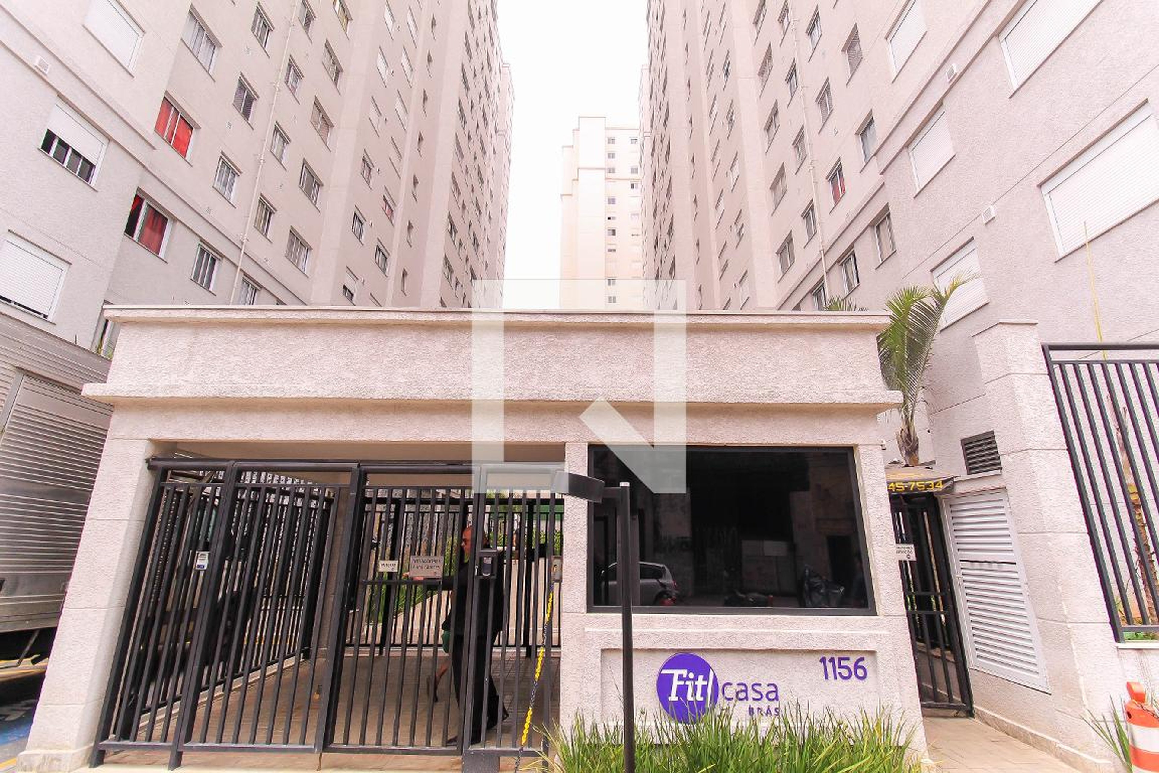 Fachada do Condomínio Condomínio Fit Casa Brás