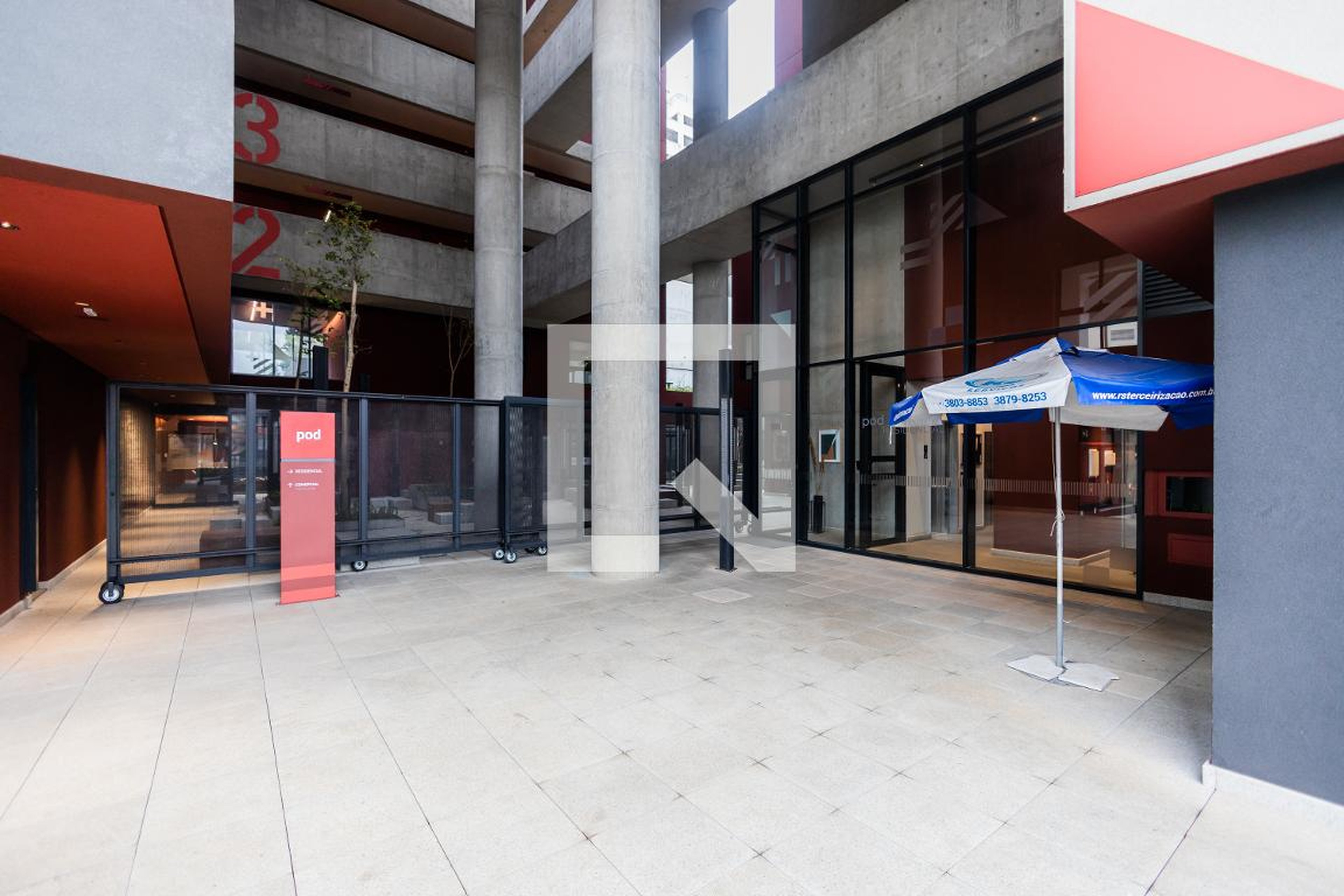 Fachada do condomínio Edifício POD Pinheiros