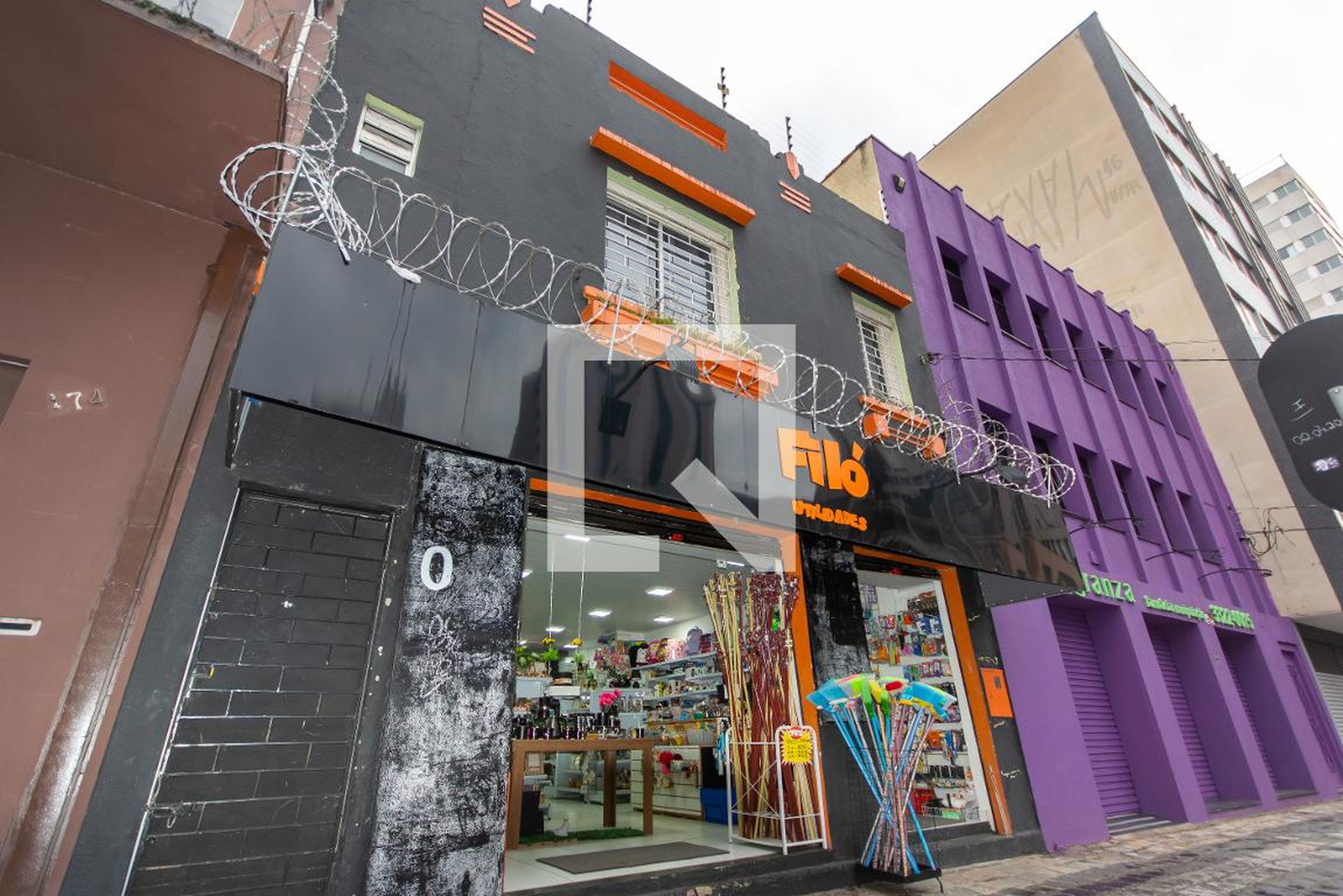 Fachada Condomínio em Rua Benjamin Constant, 170