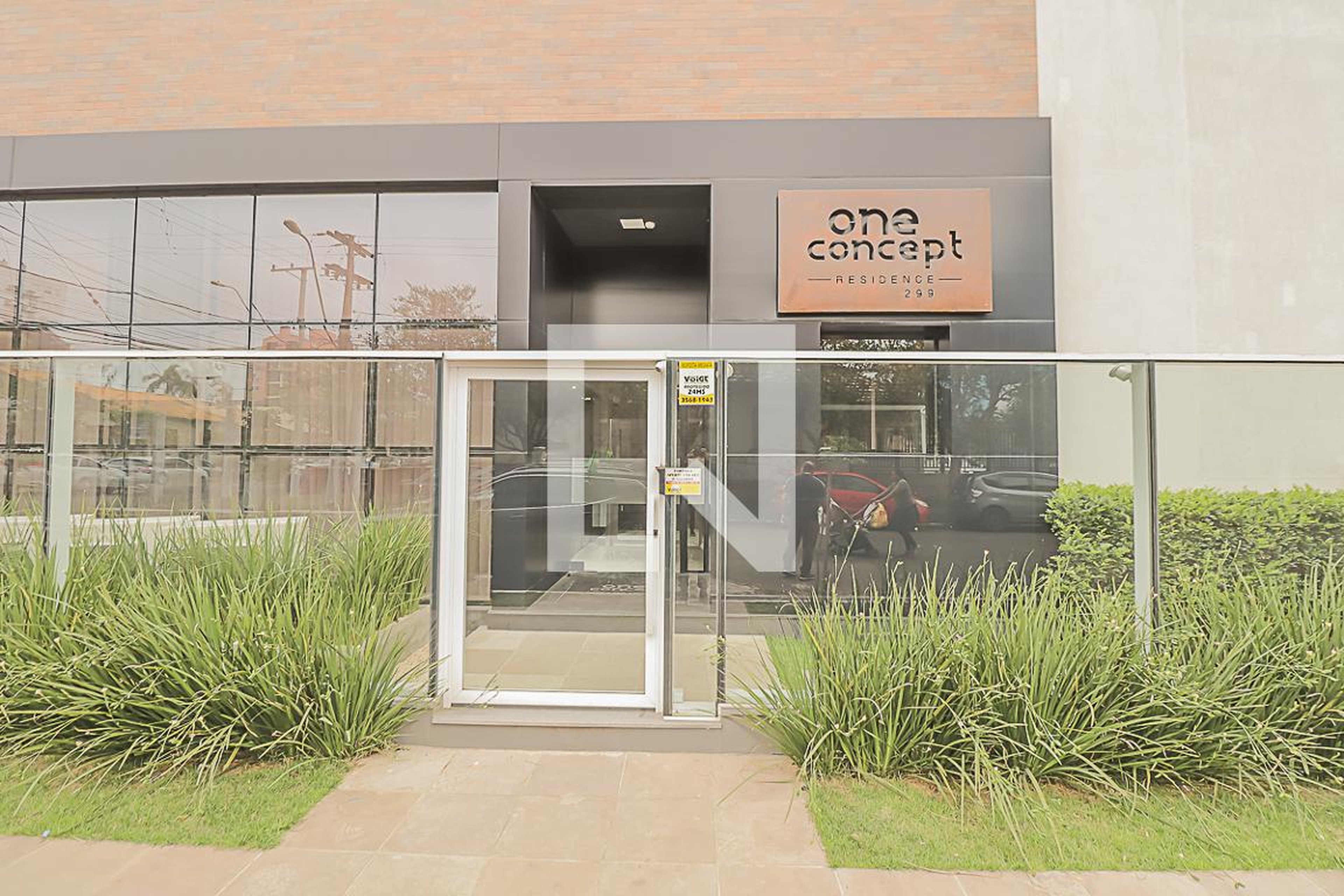 Fachada do Condomínio Condomínio One Concept Residence