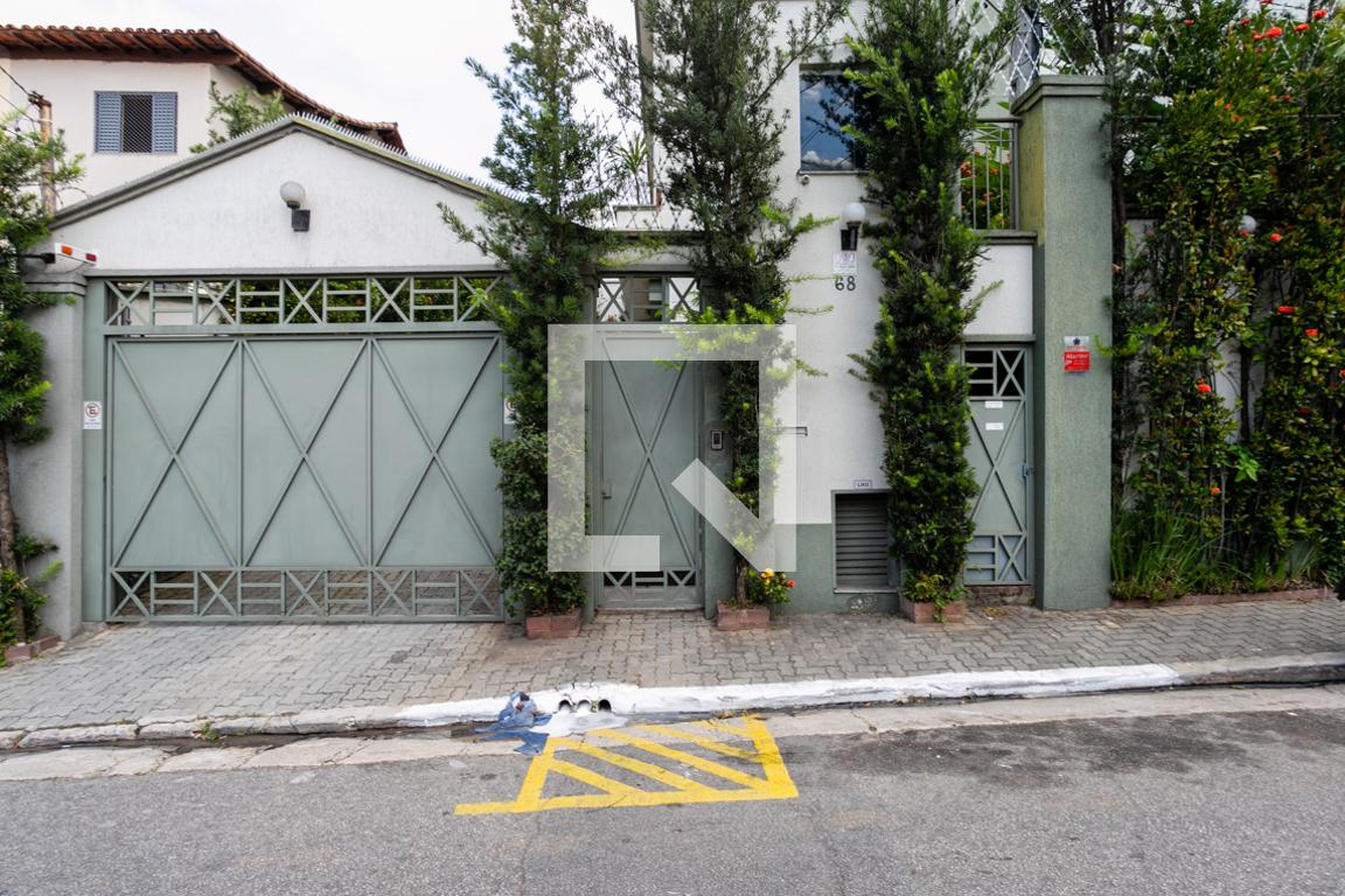 Fachada do condomínio Residencial Zalman