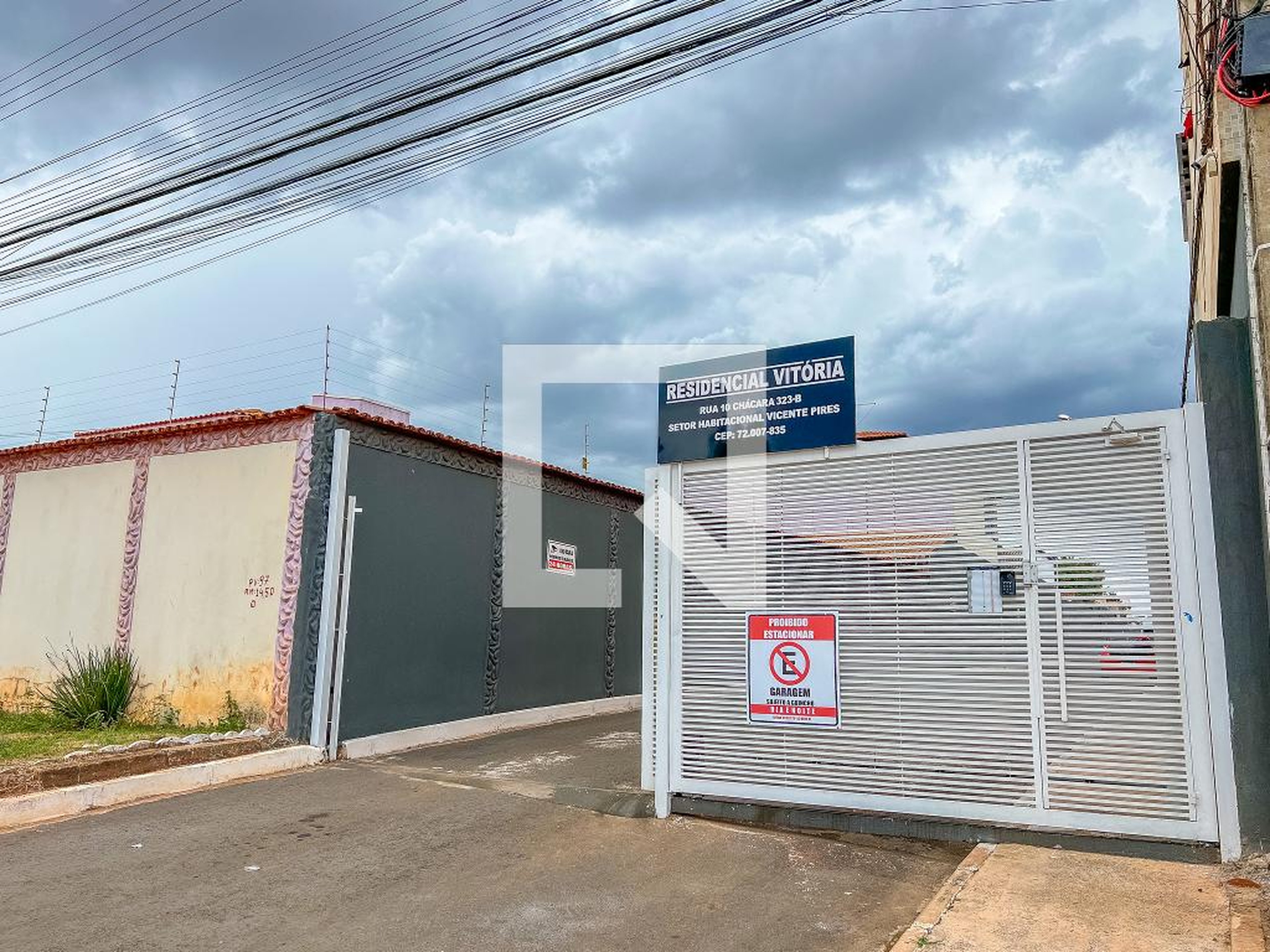 Fachada do Condomínio Residencial Vitória