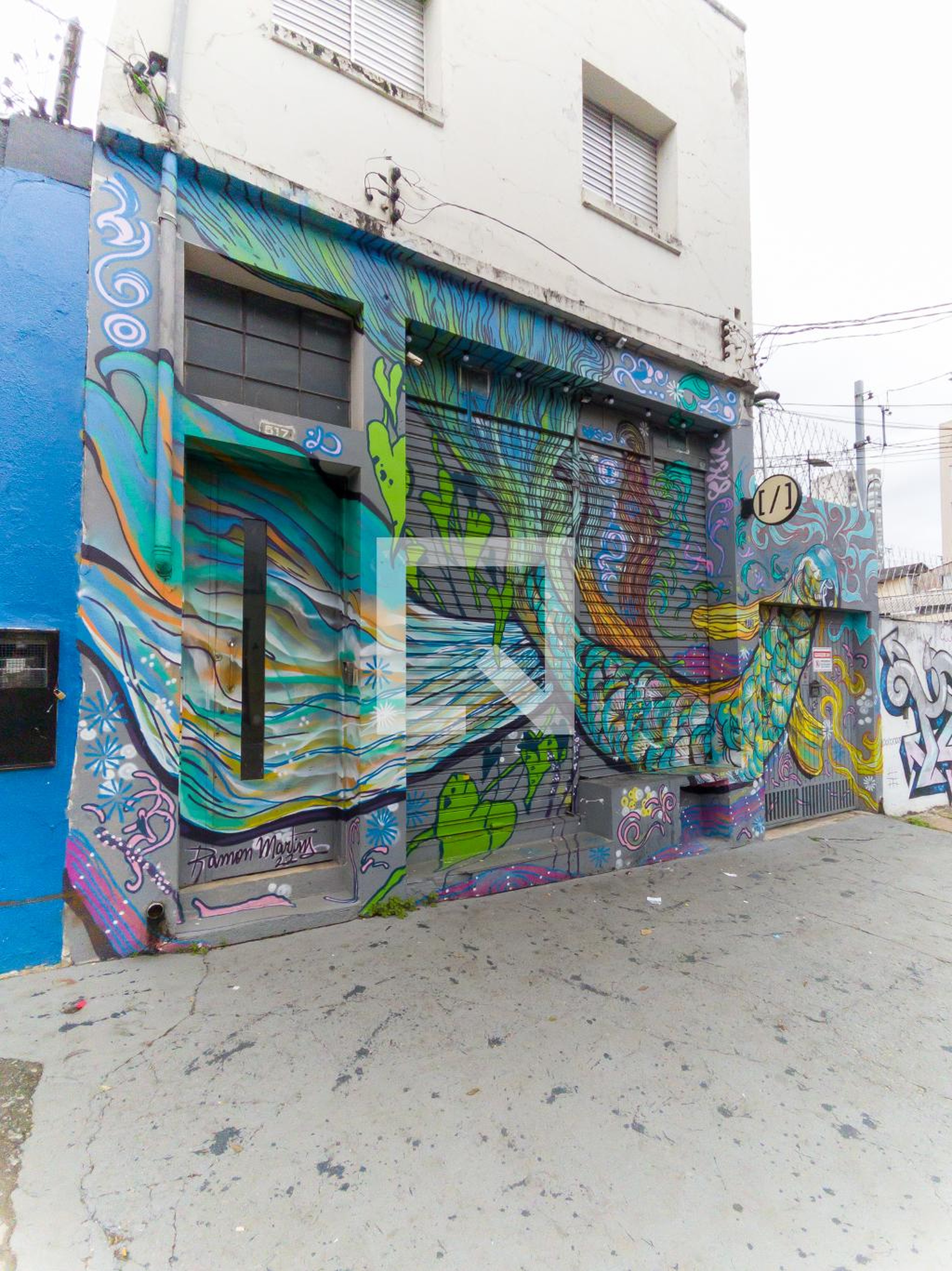 Fachada Condomínio em Rua Barra Funda, 517