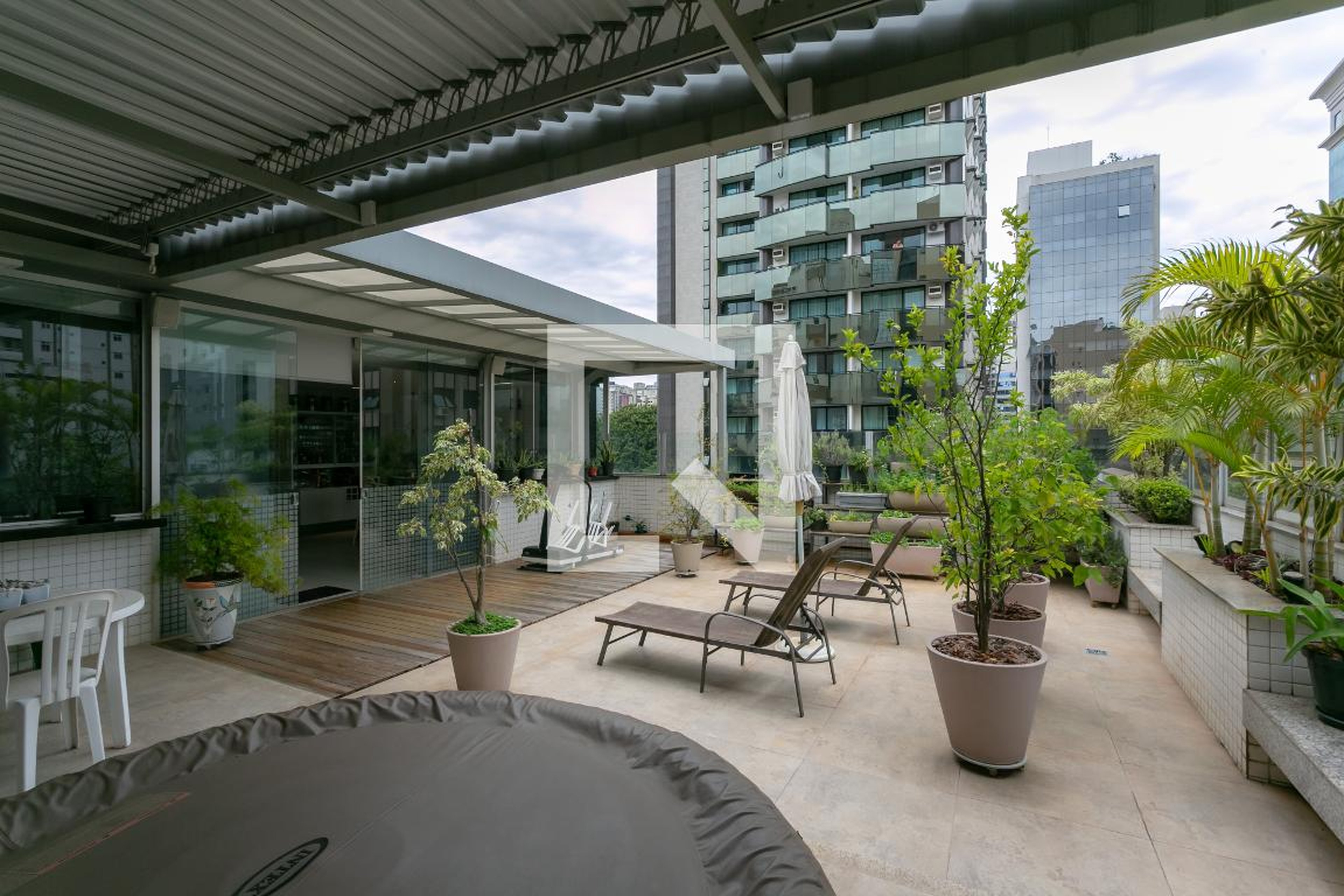 Área externa - Edifício Joaquim Cândido de Andrade