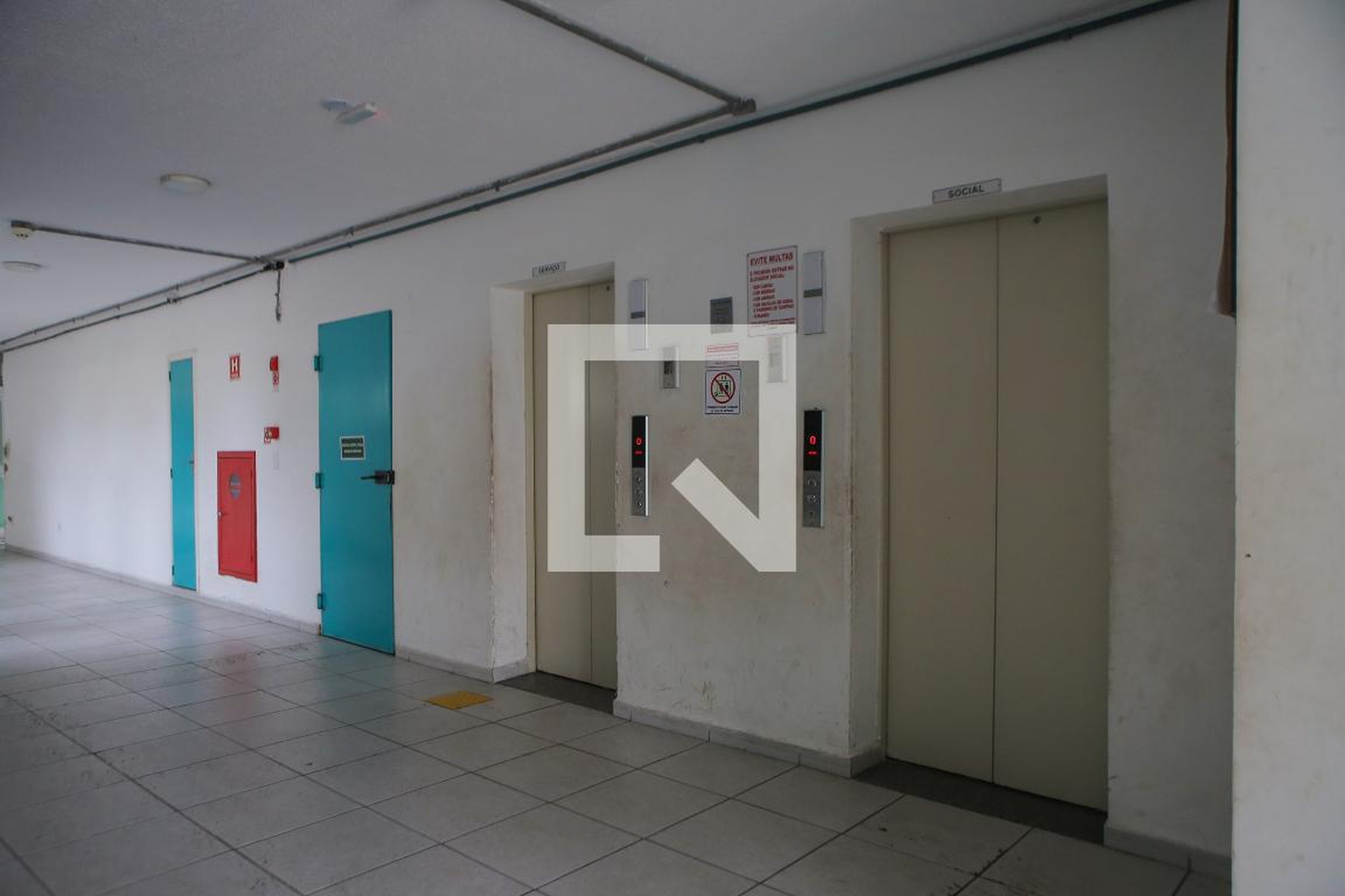 Hall de entrada - Residencial Santos T