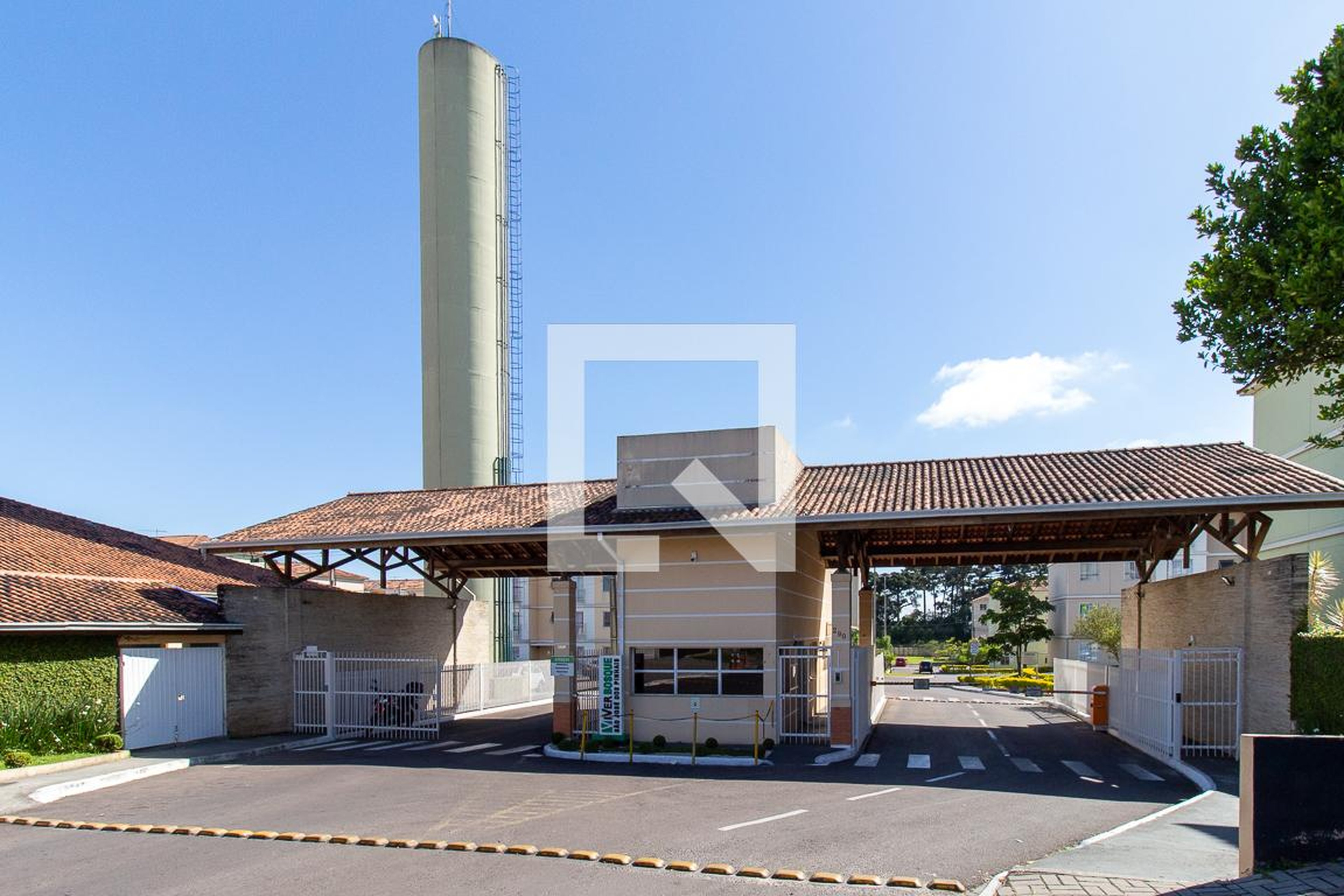 Fachada do Condominio Condomínio Viver Bosque