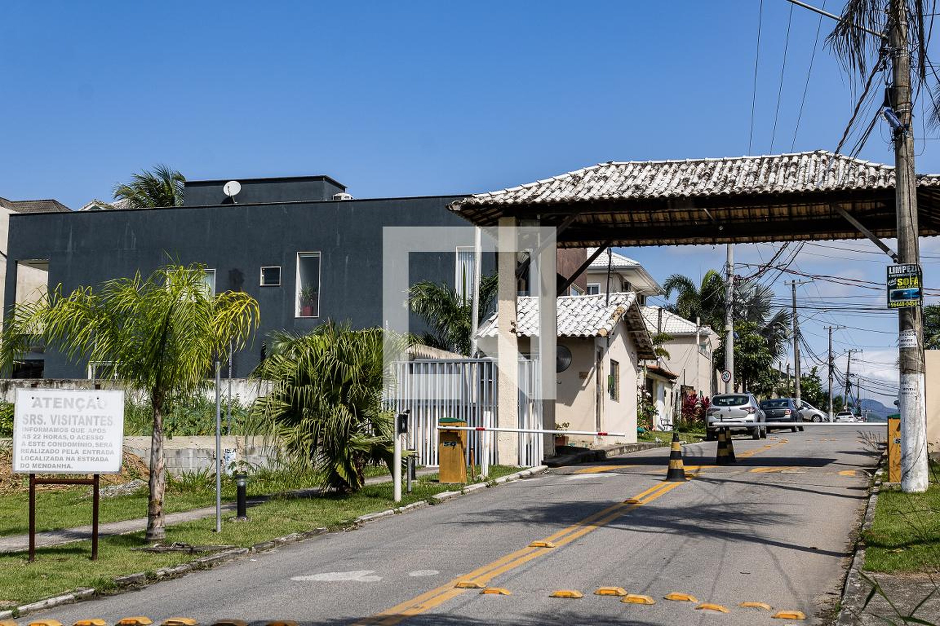 Fachada do Condomínio Condomínio Vale das Palmeiras