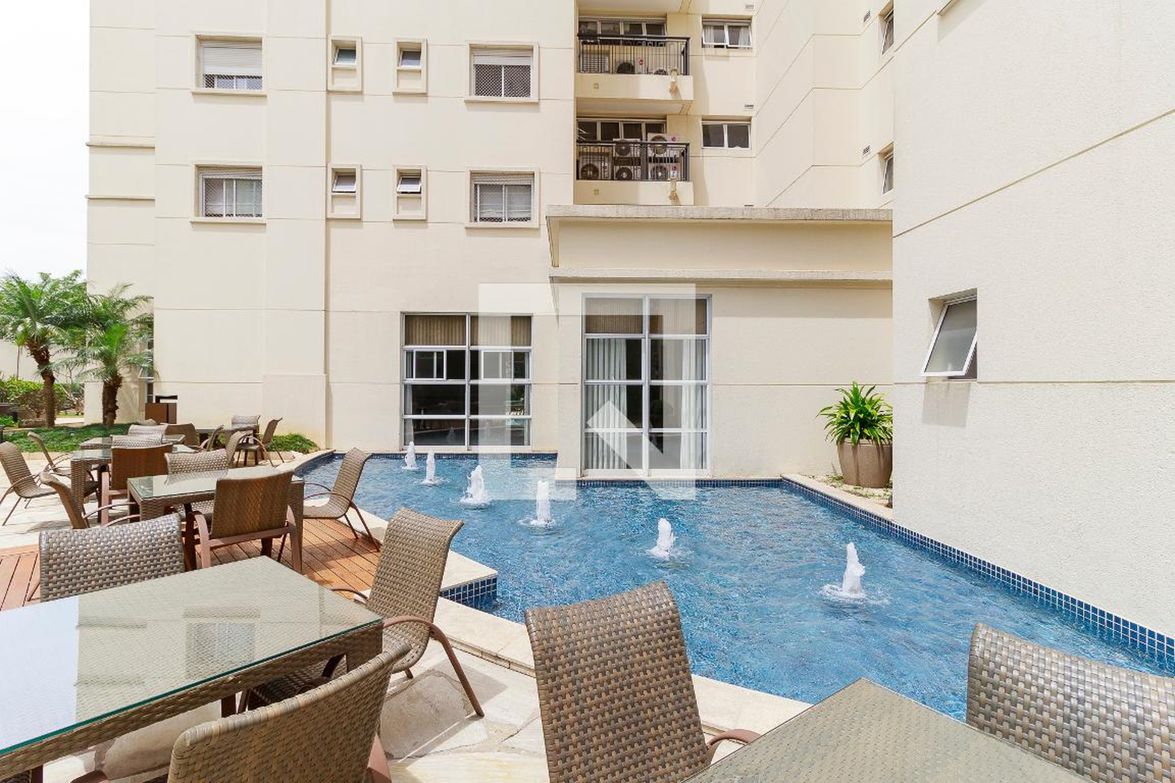 Área comum - Contemporâneo Campo Belo