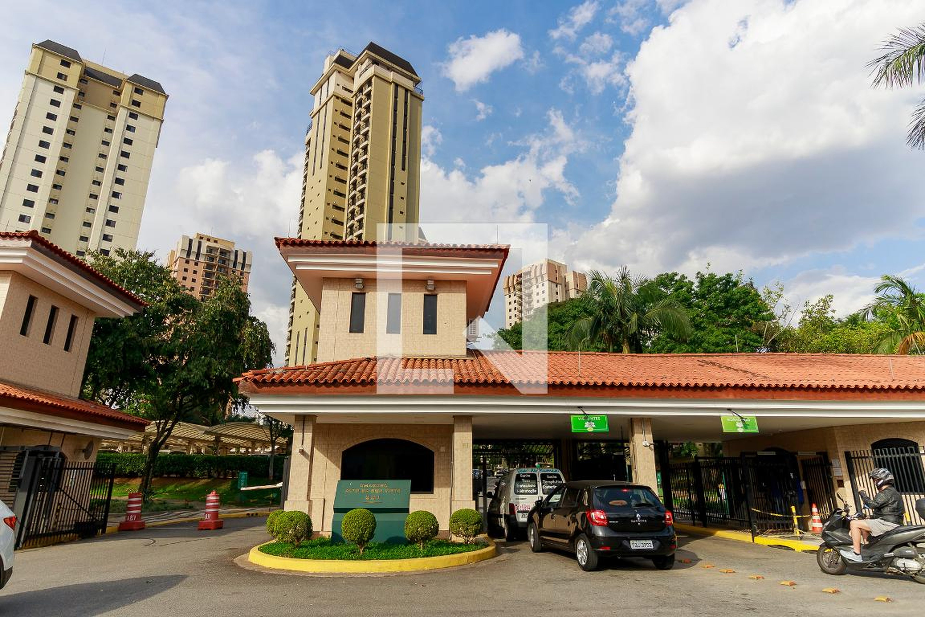 Fachada do Condominio Condomínio Cabv