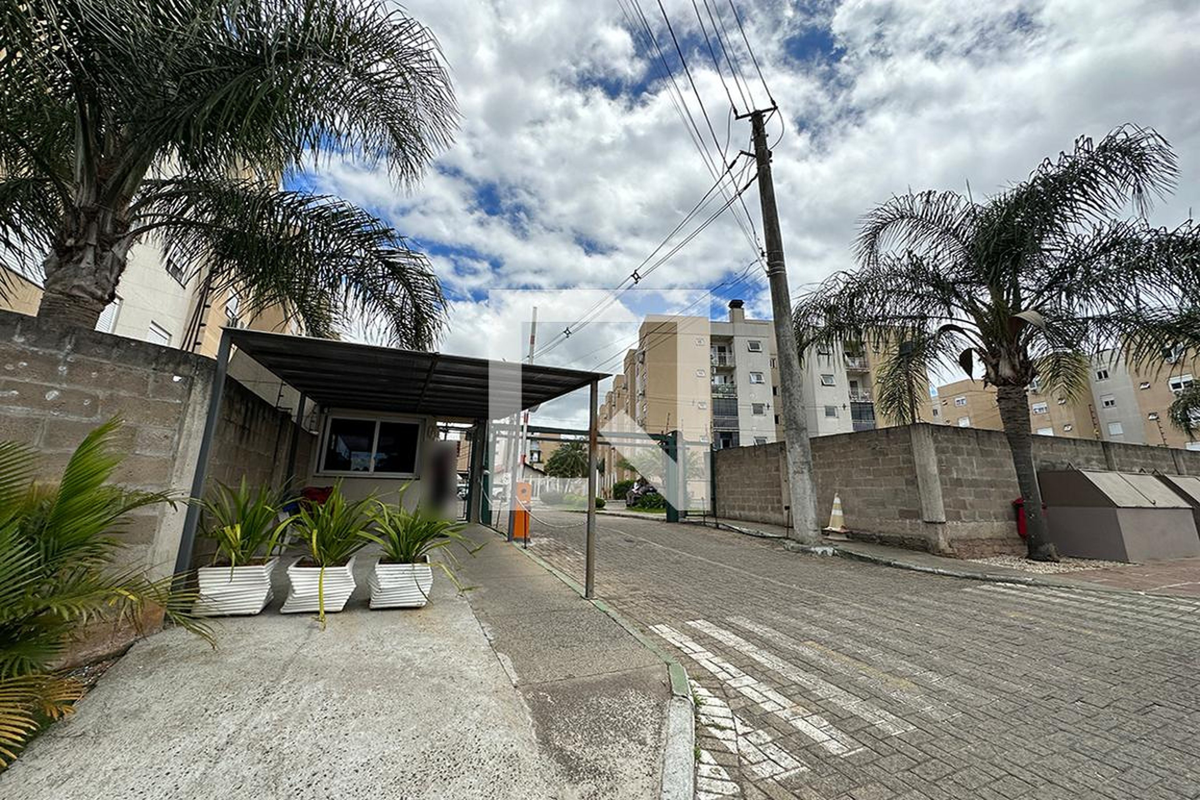 Fachada do Condomínio Condomínio 1º de Março