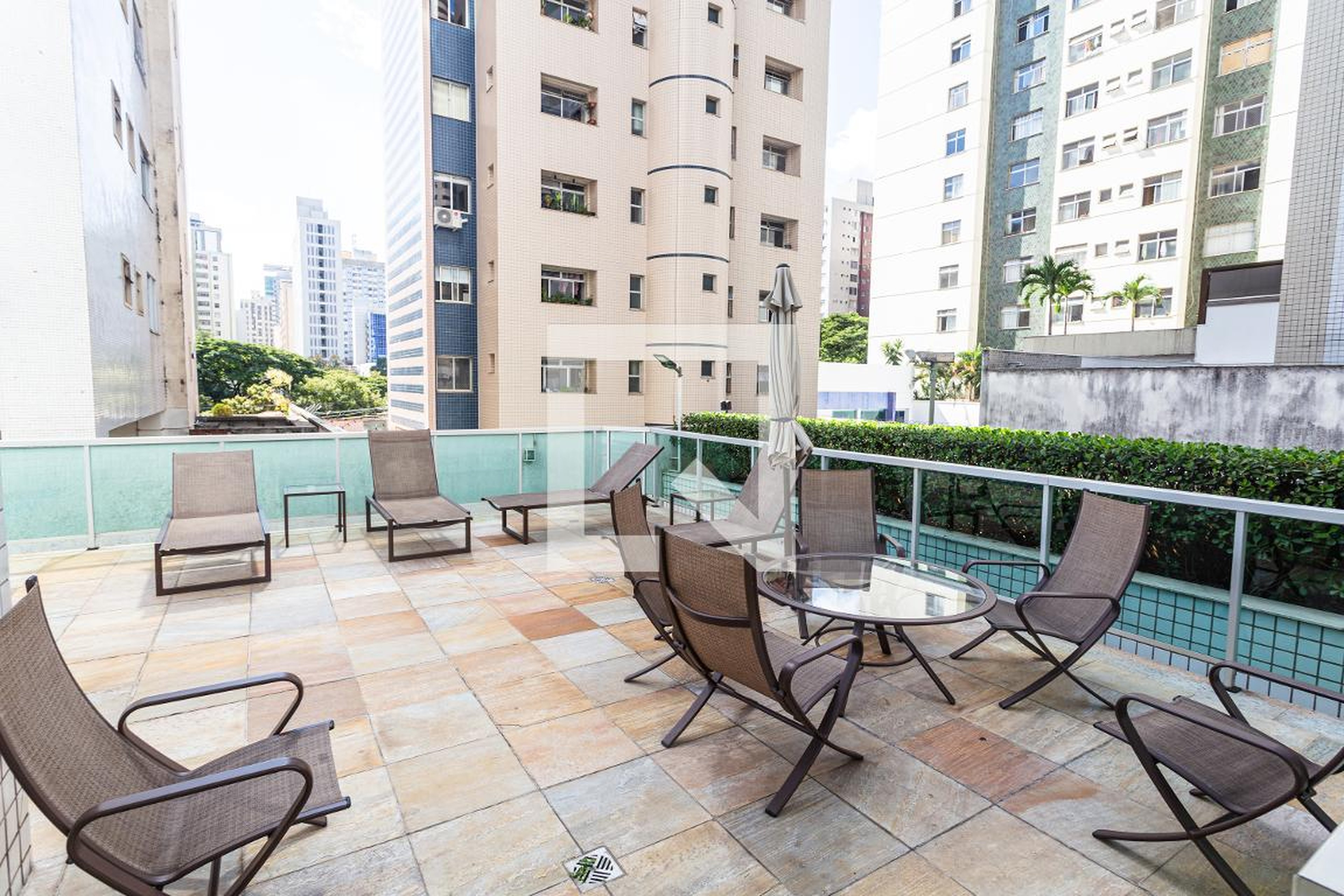 Área da Piscina - Edifício Lourdes Homestyle