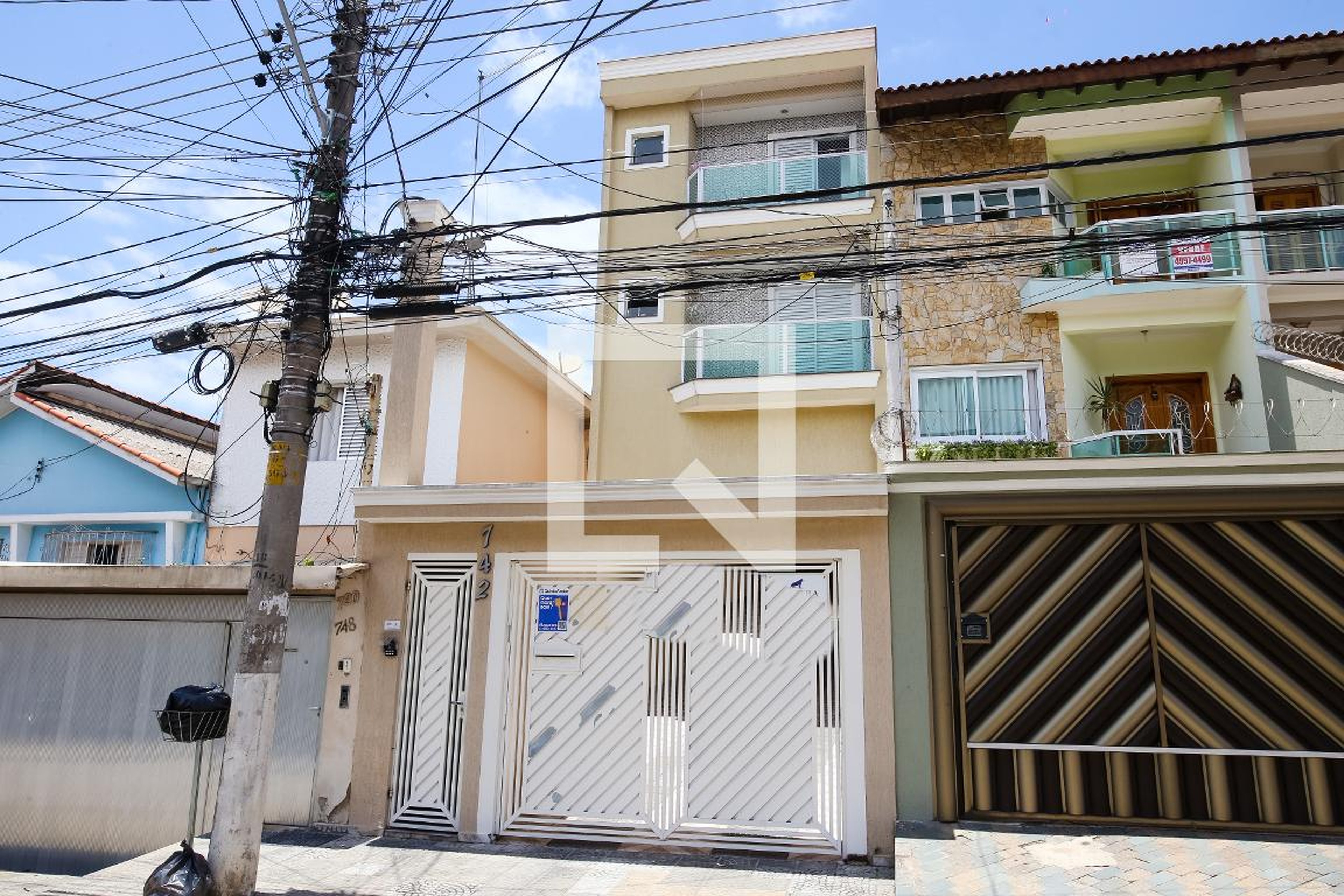 Fachada Condomínio em Rua Bélgica, 742