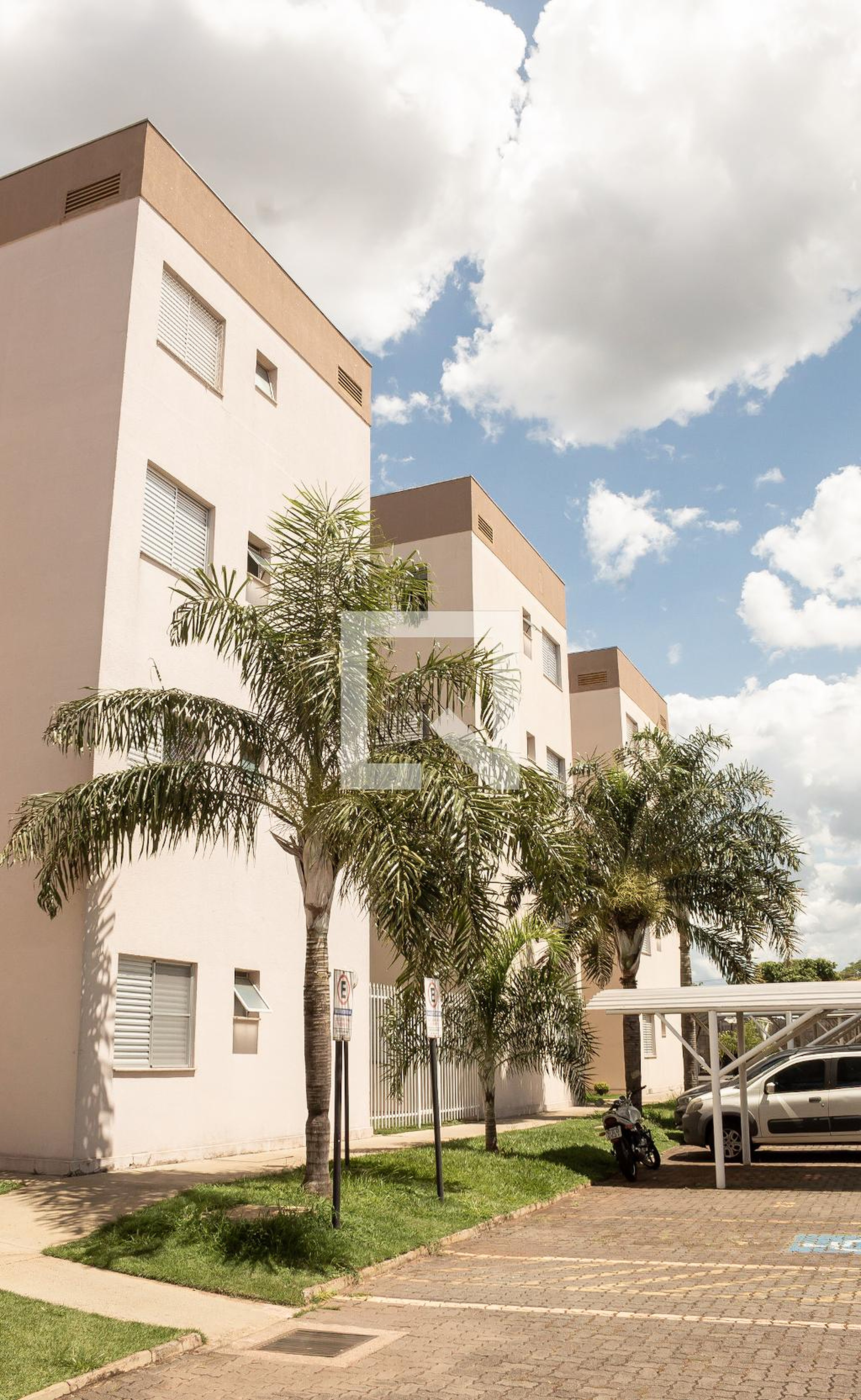 Fachada do condomínio Residencial Uberlândia