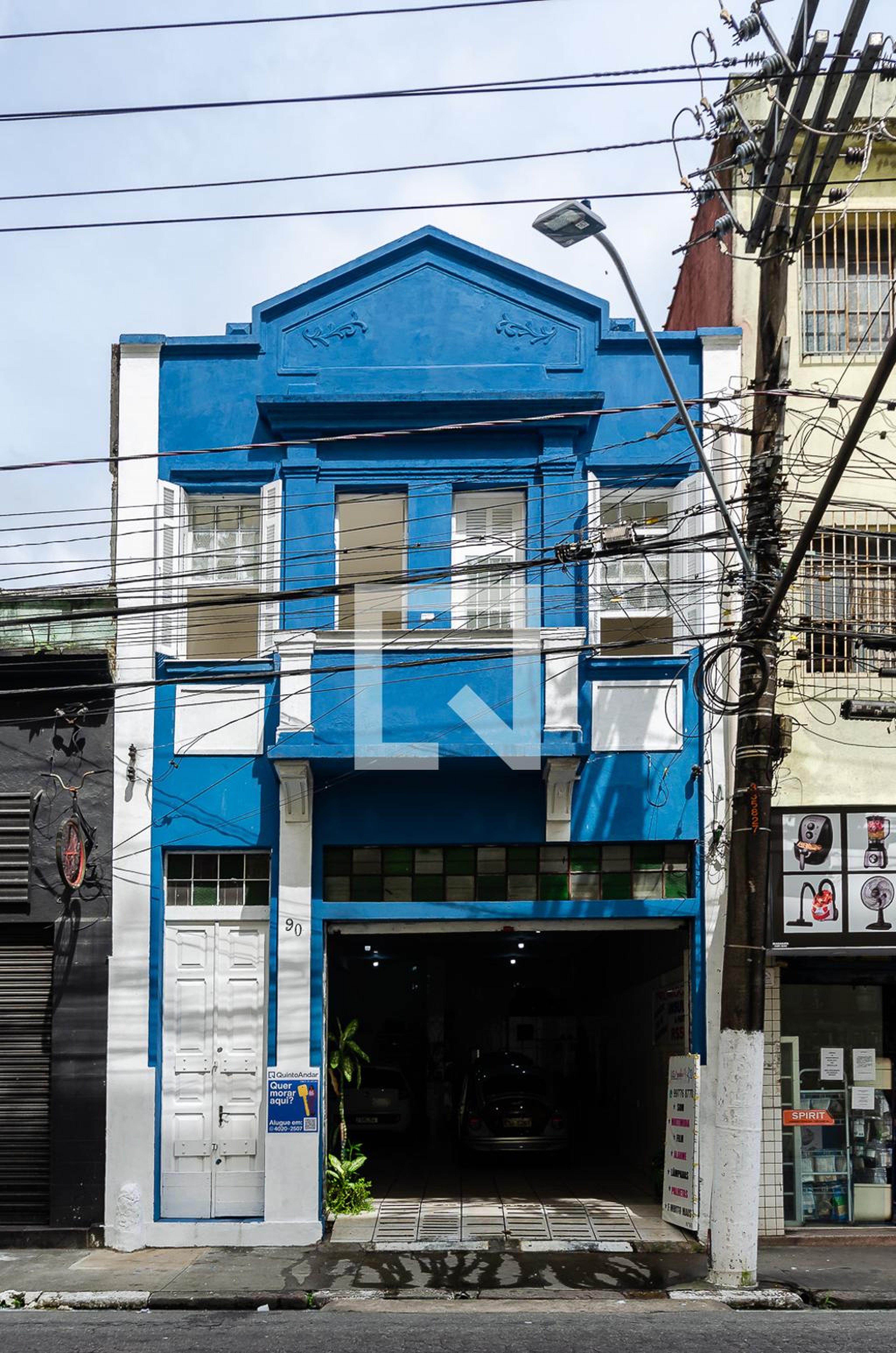 Fachada Condomínio em Rua Braz Cubas, 90