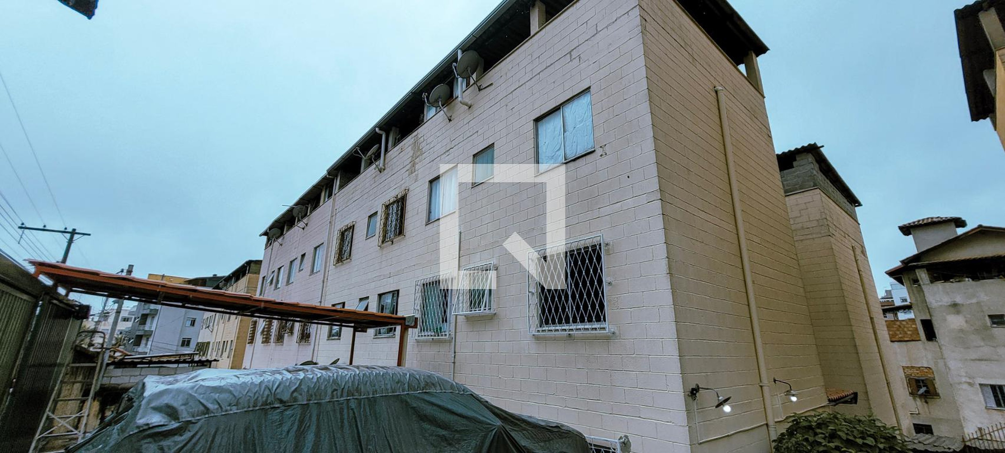 Fachada do Prédio Residencial Monteiro Lobato