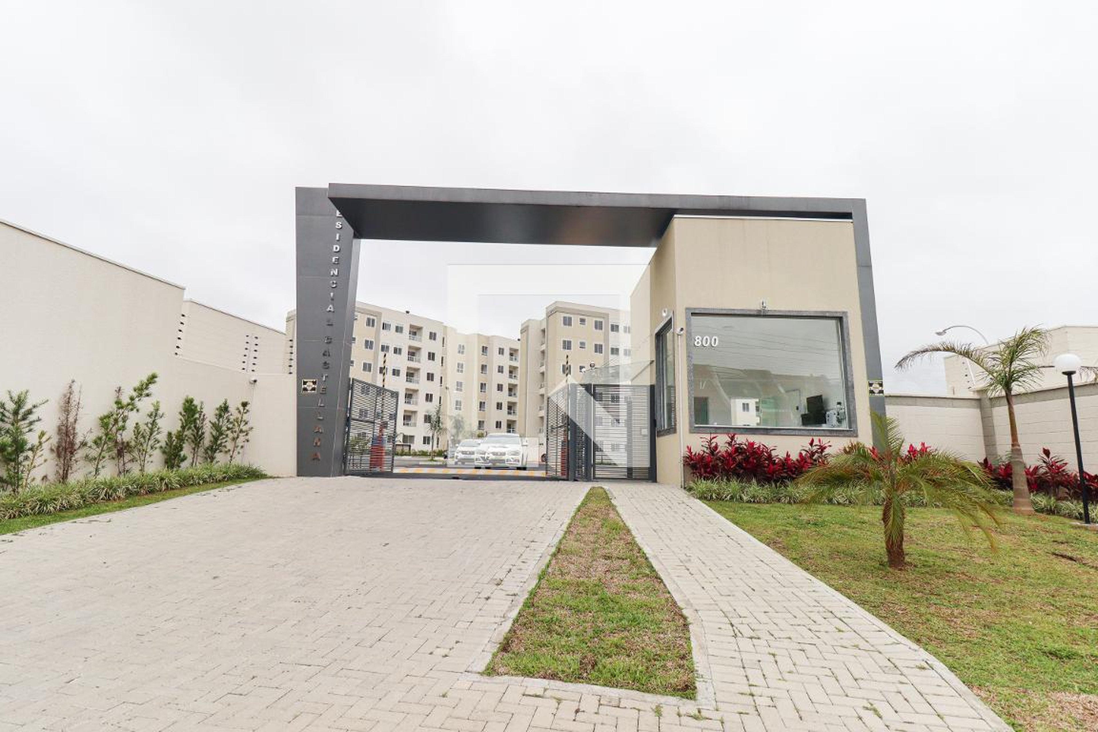 Fachada do Condominio Residencial Castellana