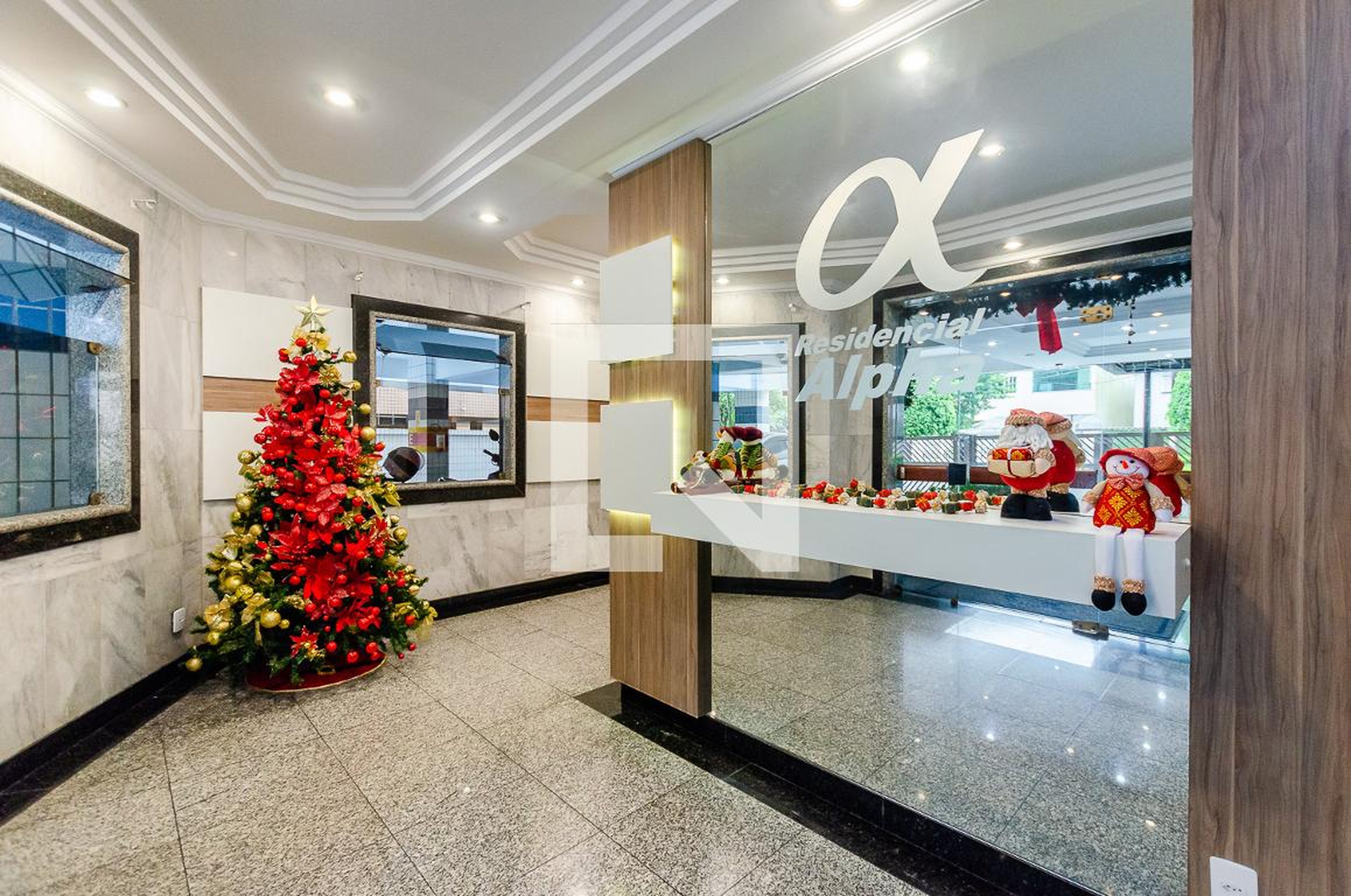 Hall de entrada - Residencial Alpha