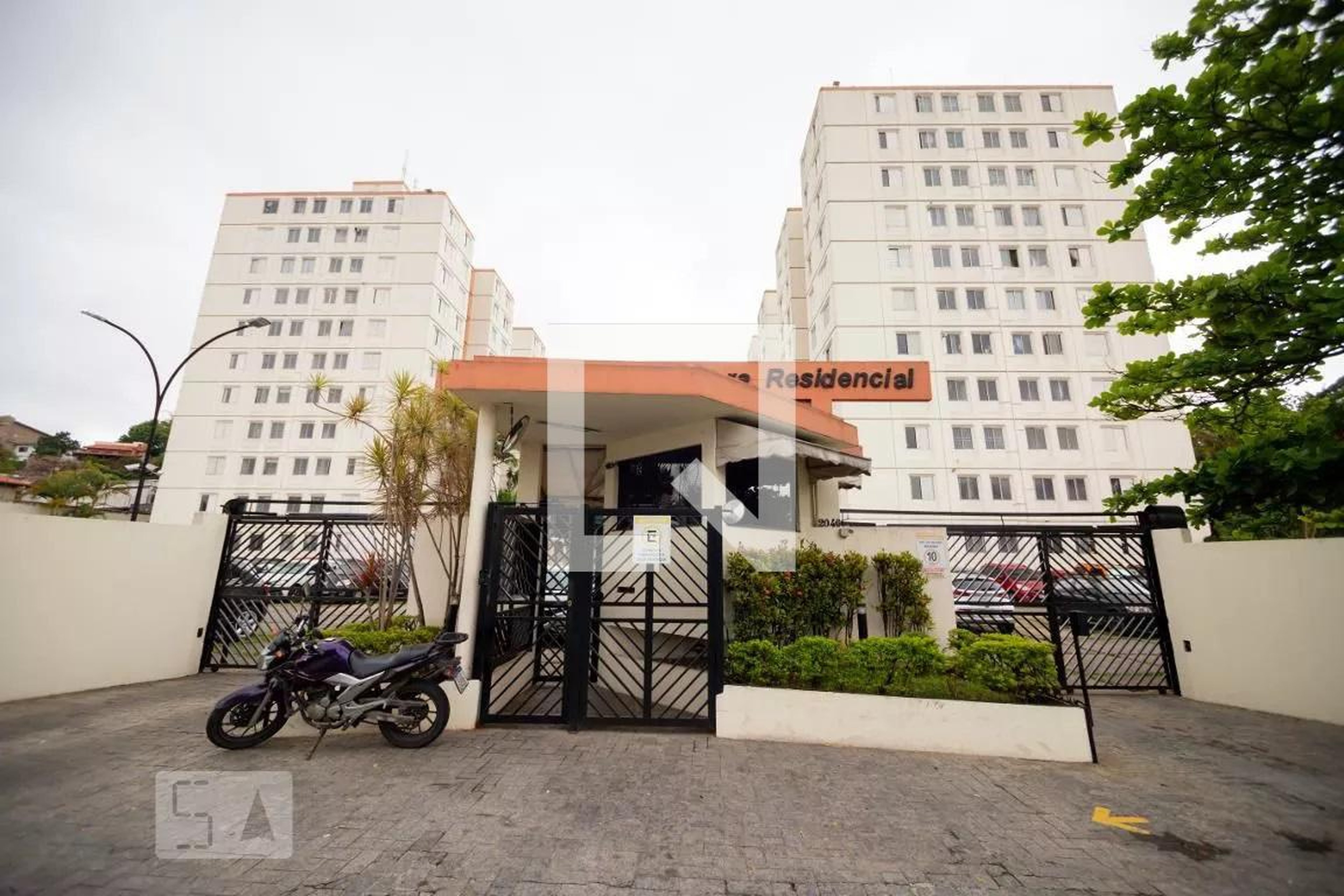 Fachada do Condomínio Residencial Primaveras
