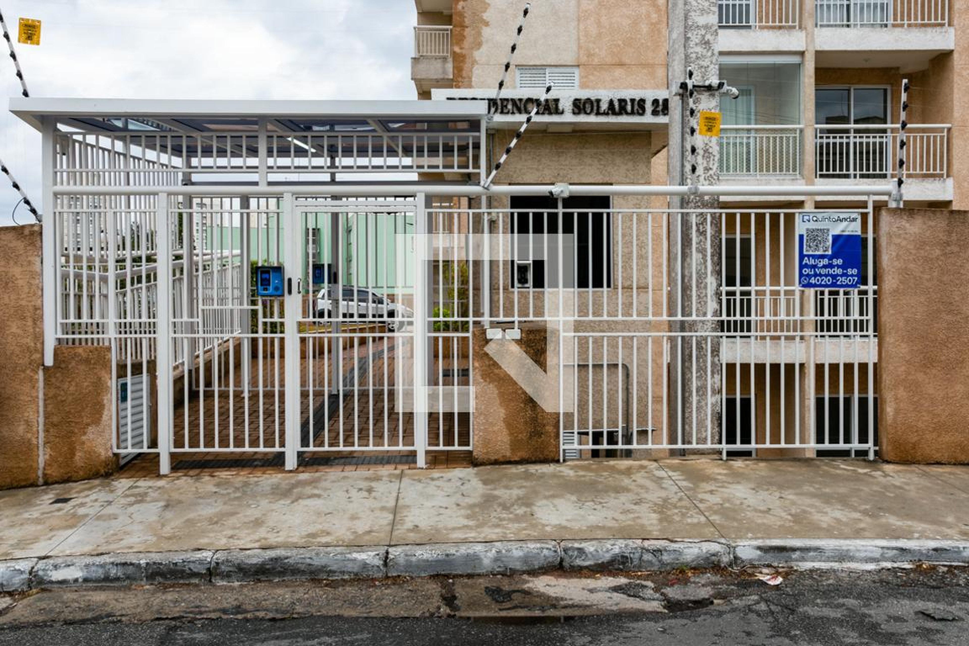 Fachada do condomínio Residencial Solaris