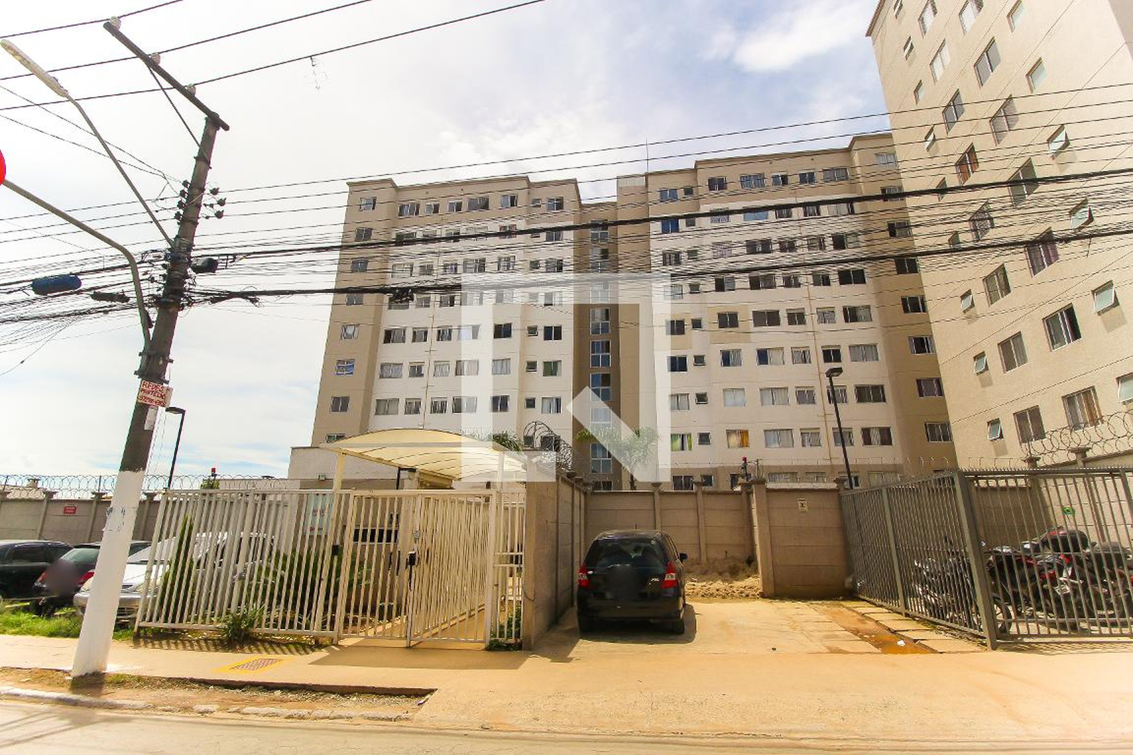 Fachada do Condomínio Residencial Jardim Romano