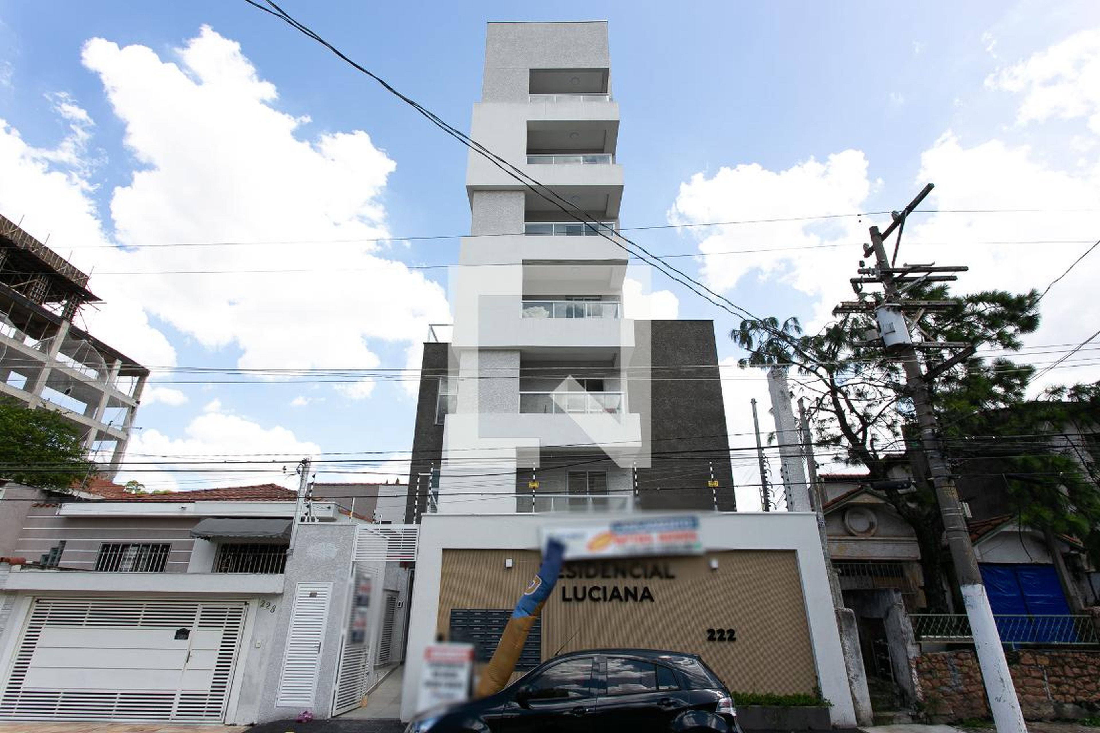 Fachada do Condomínio Residencial Luciana