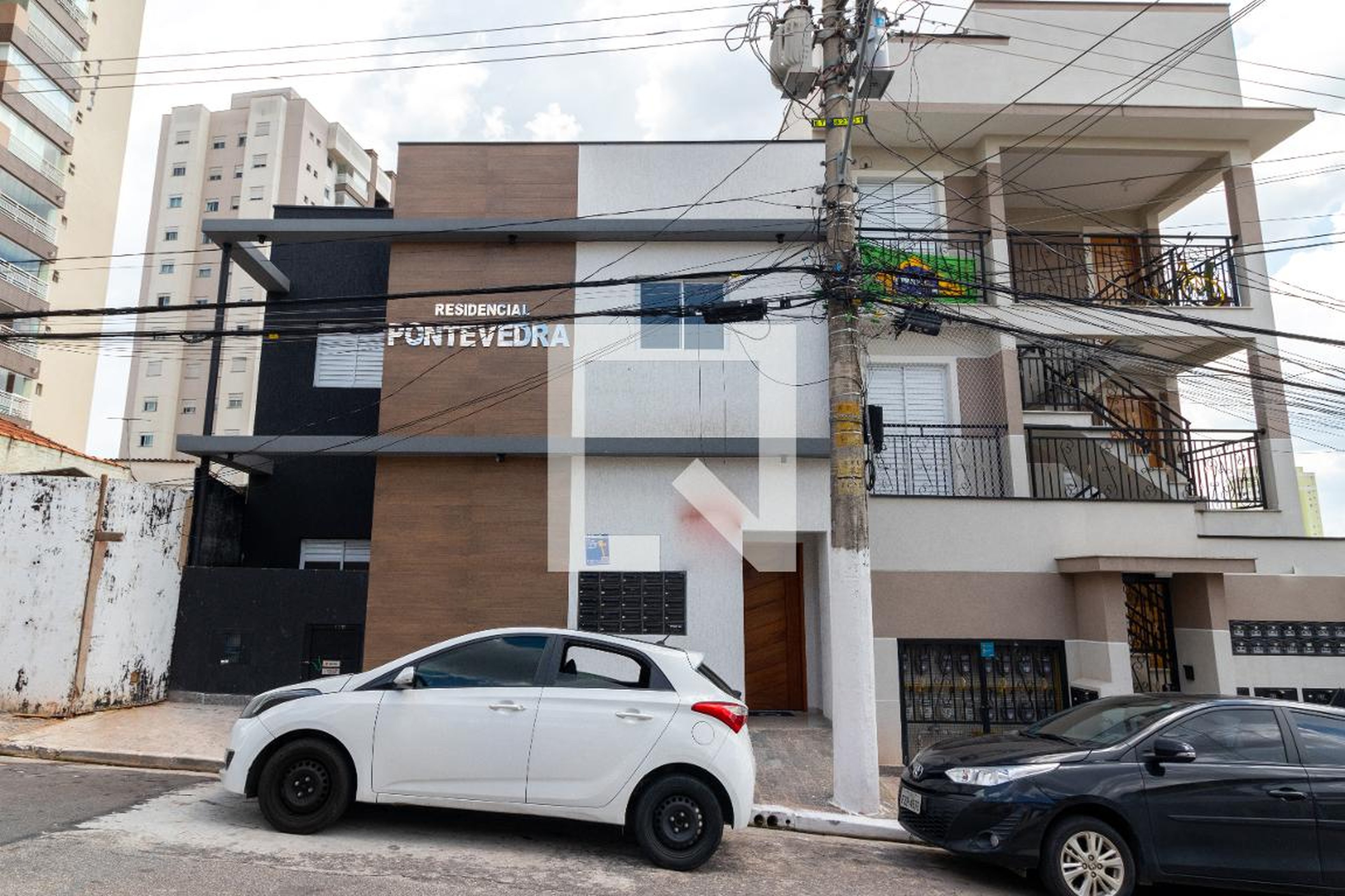 Fachada do Condomínio Residencial Pontevedra