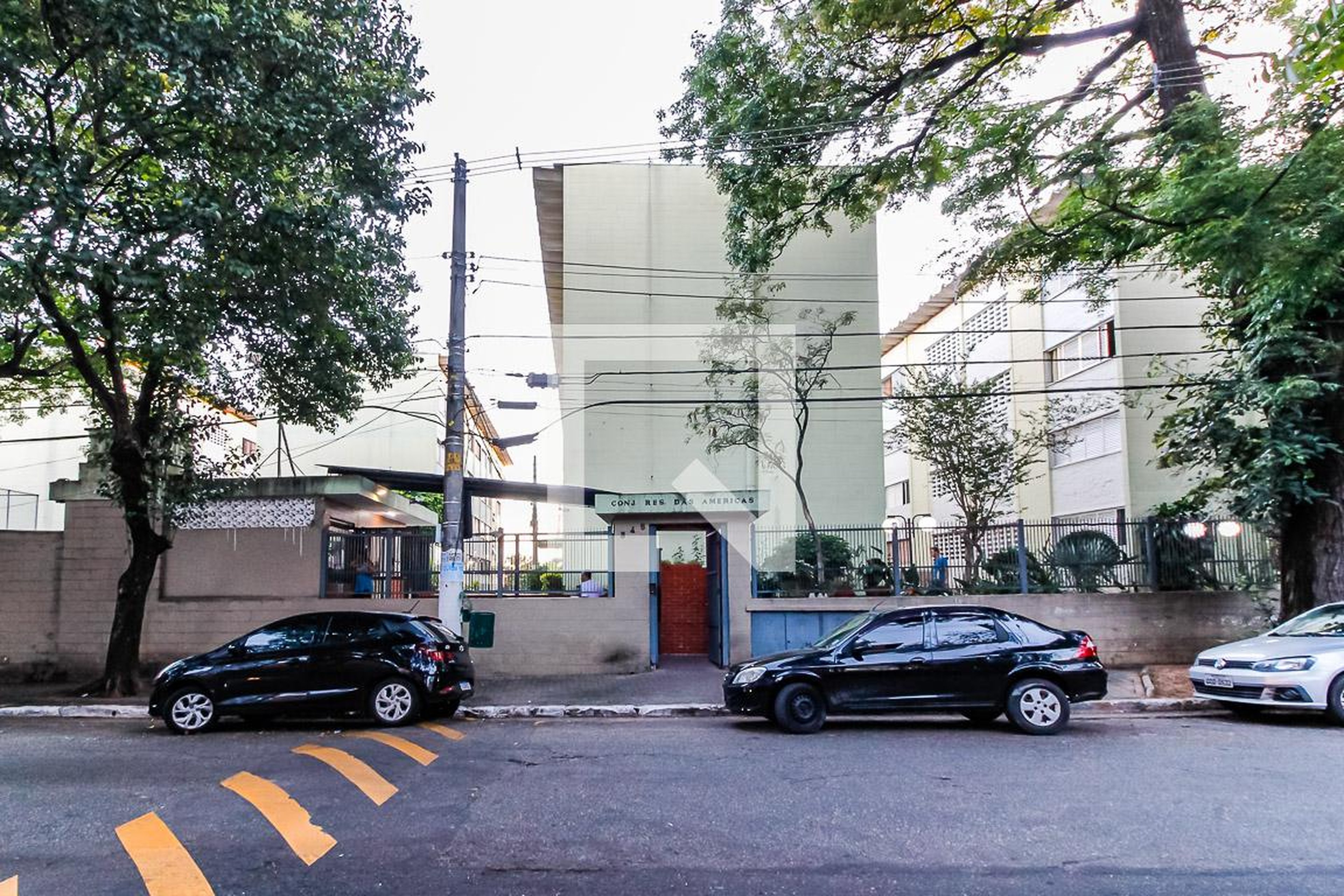 Fachada do Condomínio Residencial das Américas