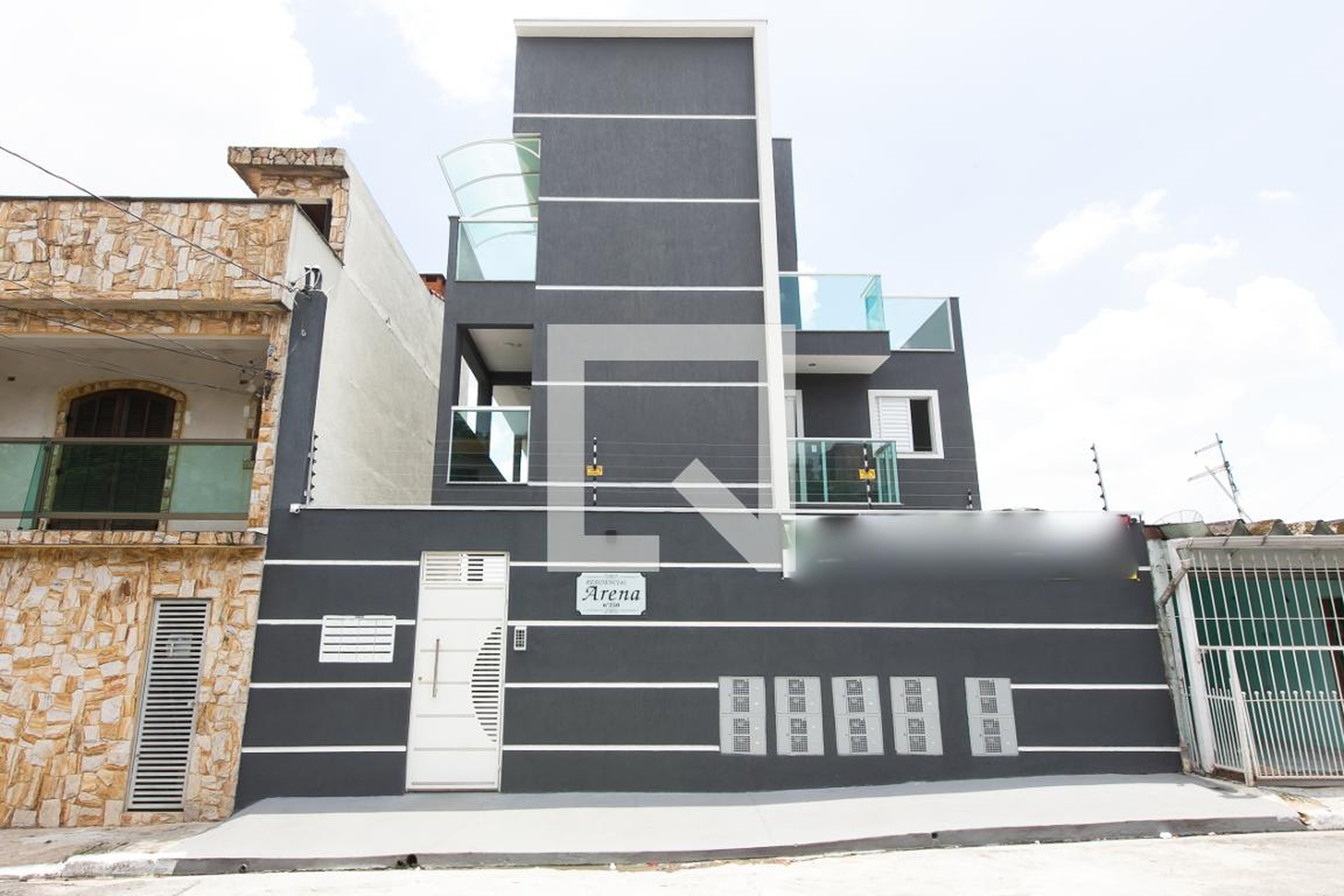 Fachada do Condomínio Residencial Arena